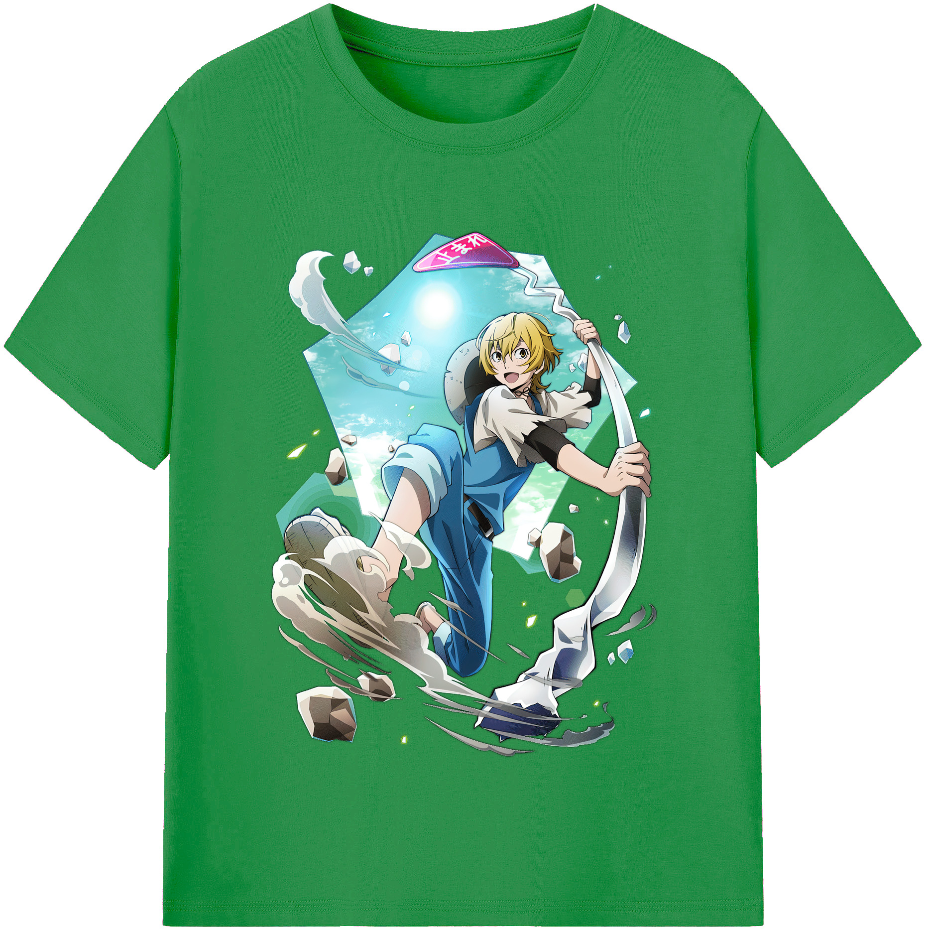 （画像用） 文豪ストレイドッグス Bungo Stray Dogs レディースカジュアルプリントTシャツ（綿100％）