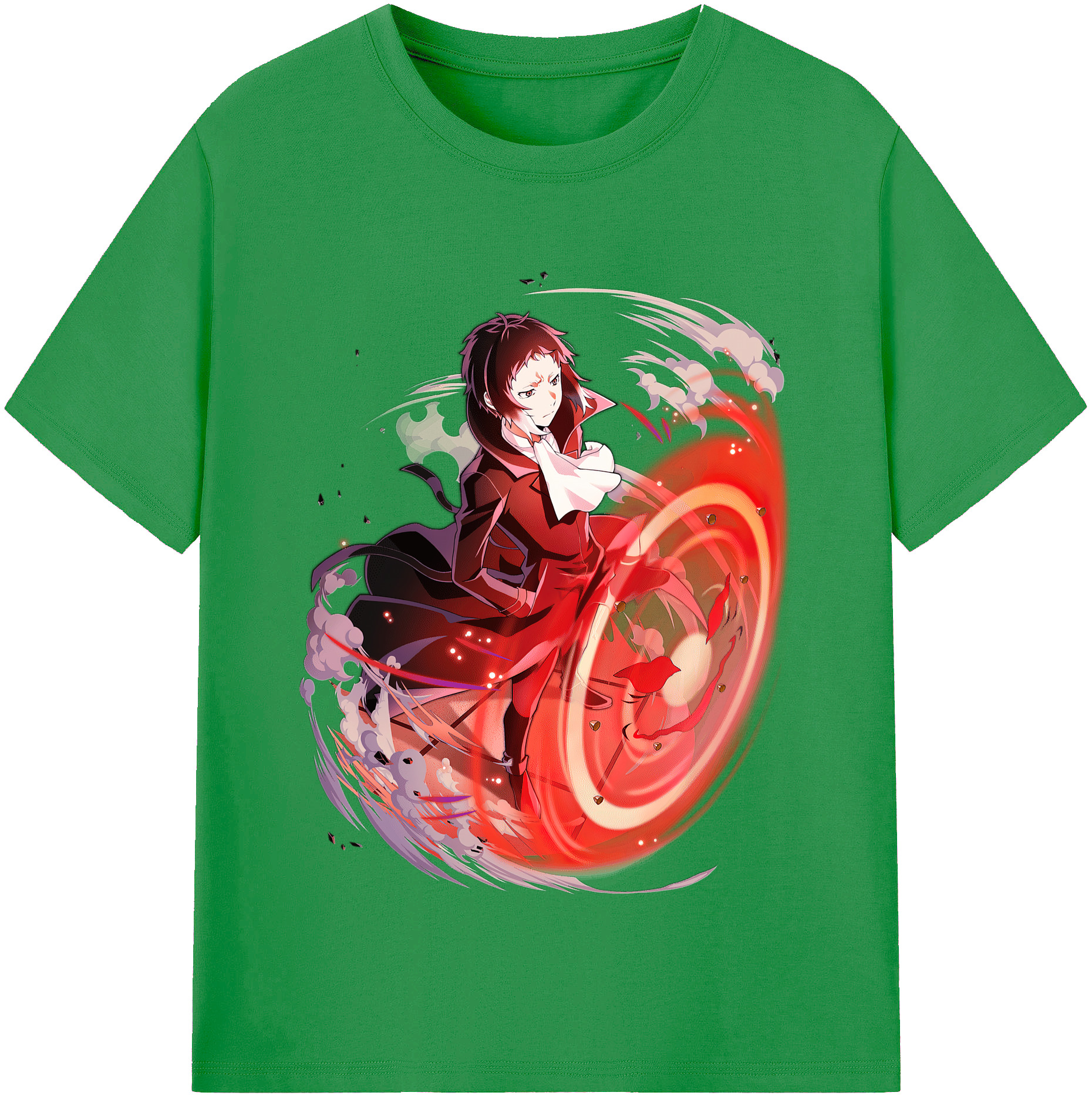 （画像用） 文豪ストレイドッグス Bungo Stray Dogs レディースカジュアルプリントTシャツ（綿100％）