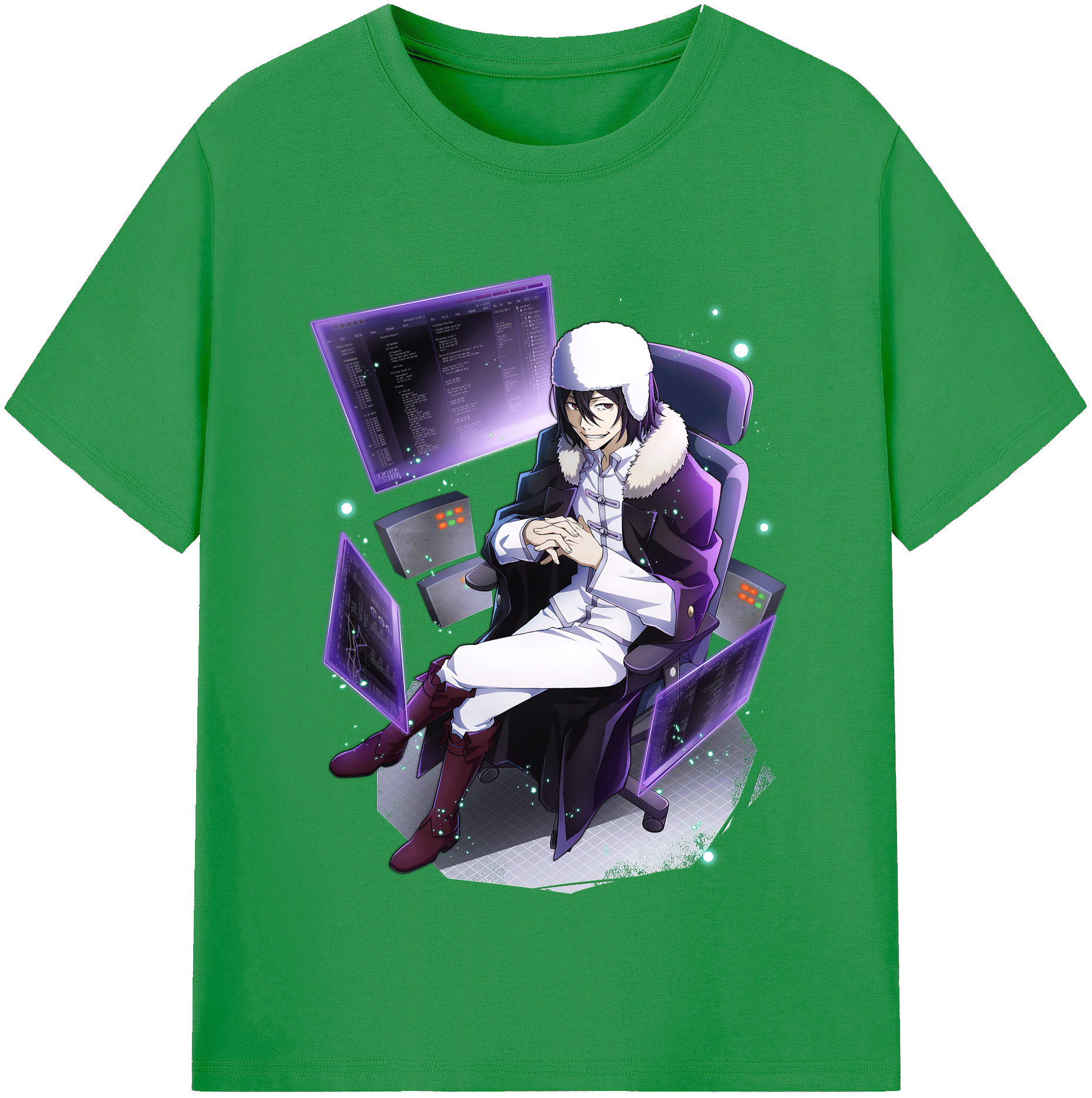 （画像用） 文豪ストレイドッグス Bungo Stray Dogs レディースカジュアルプリントTシャツ（綿100％）