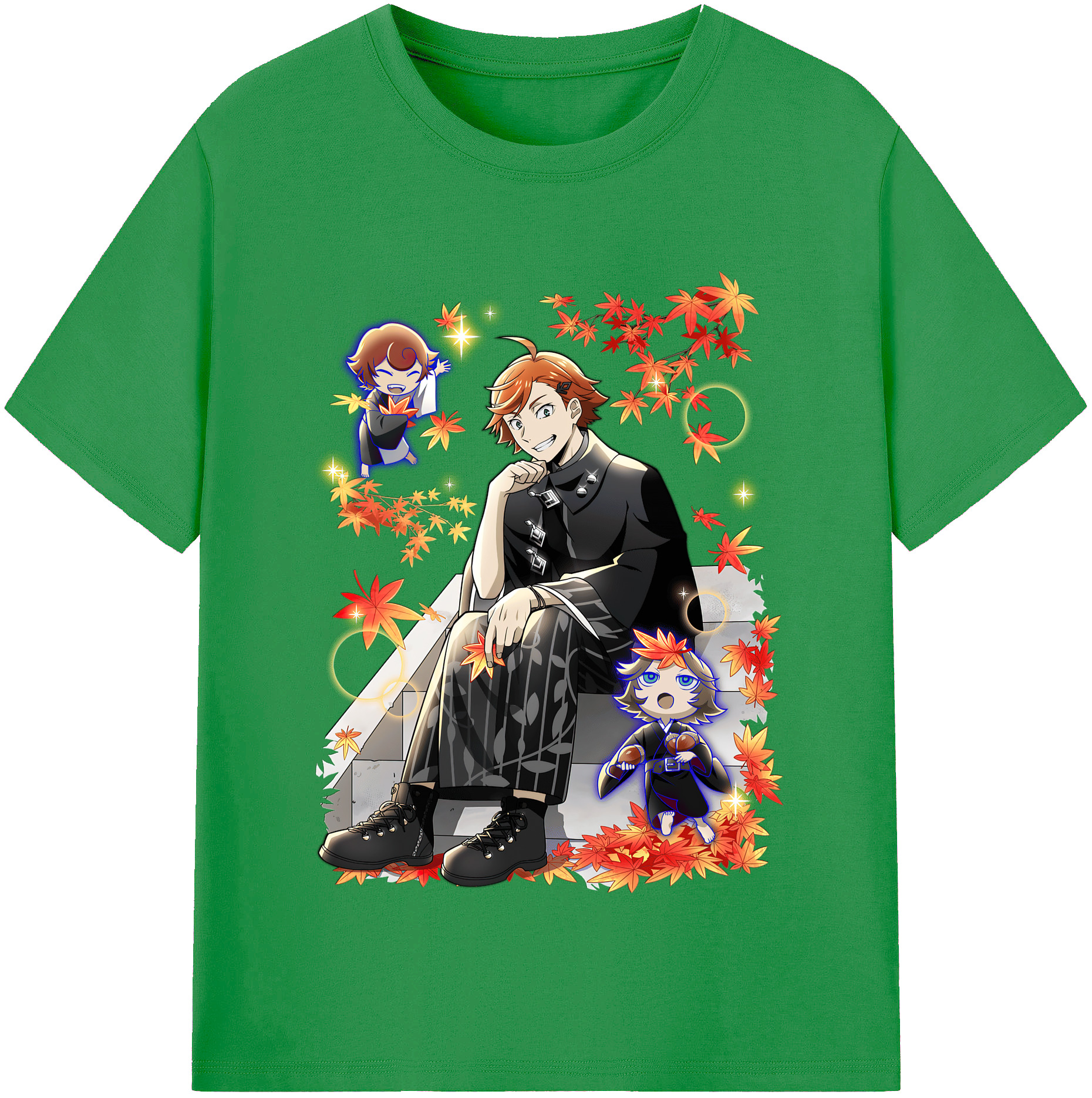 （画像用） 文豪ストレイドッグス Bungo Stray Dogs レディースカジュアルプリントTシャツ（綿100％）