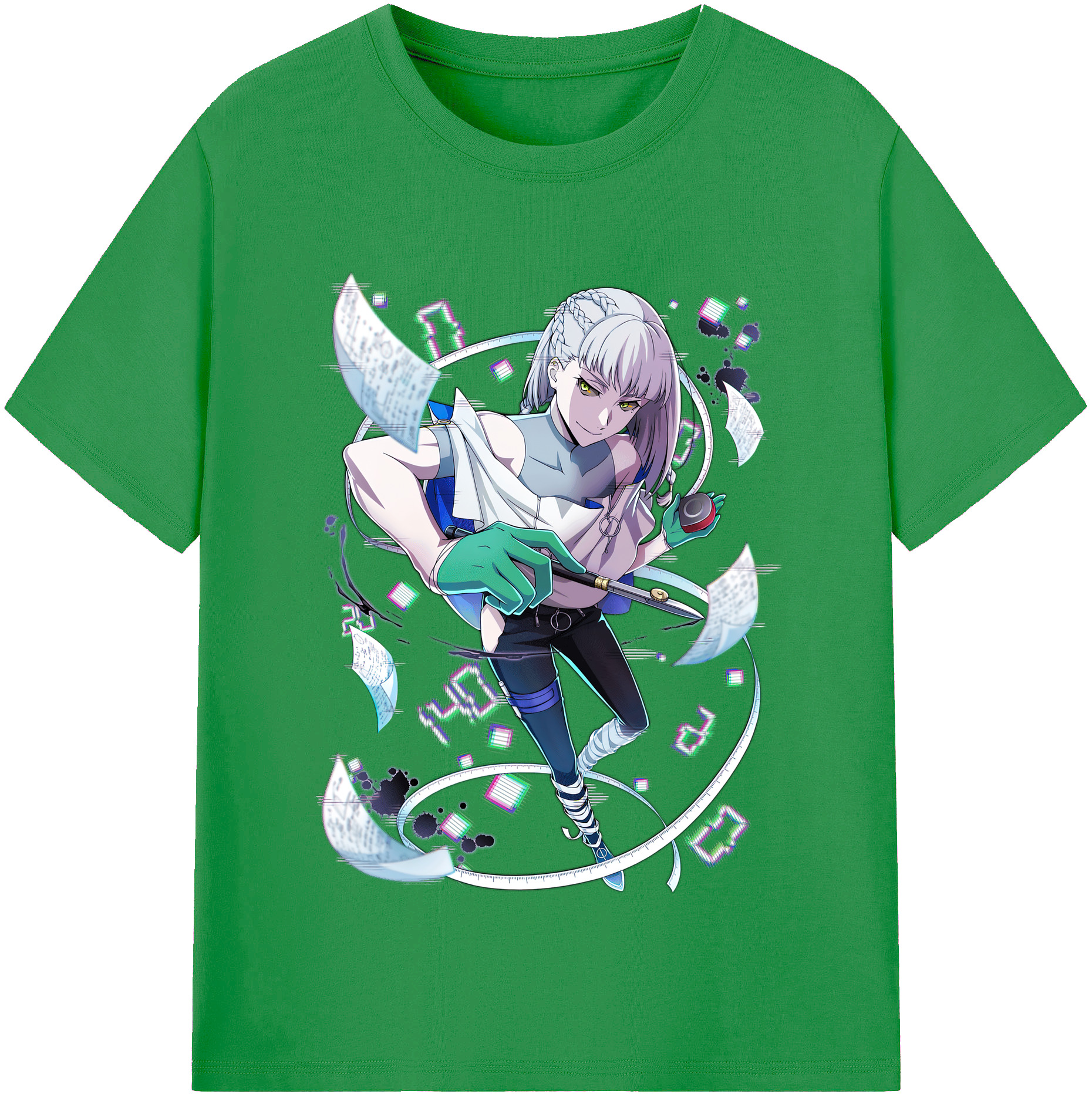 （画像用） 文豪ストレイドッグス Bungo Stray Dogs レディースカジュアルプリントTシャツ（綿100％）