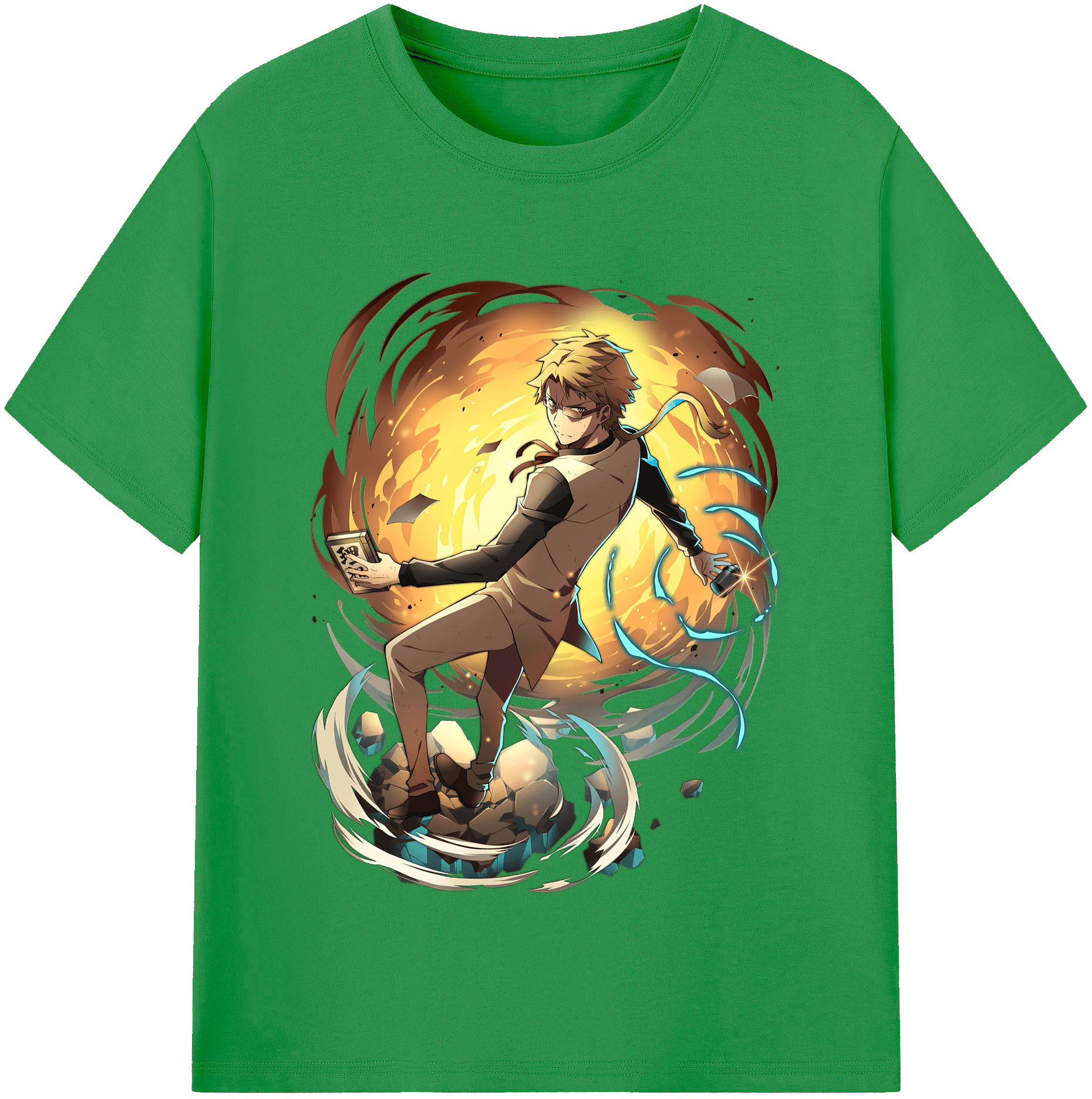 （画像用） 文豪ストレイドッグス Bungo Stray Dogs レディースカジュアルプリントTシャツ（綿100％）