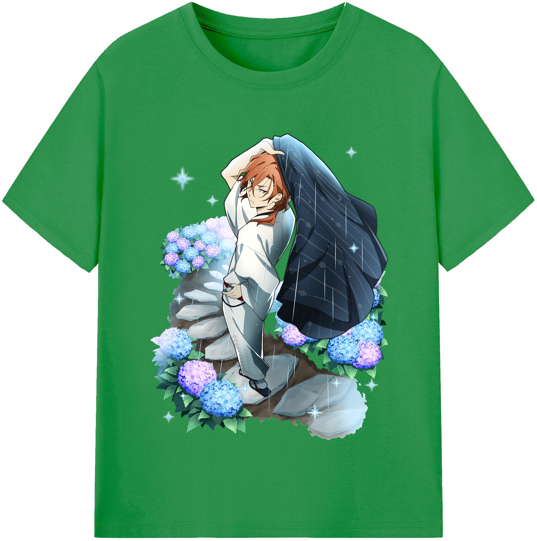 （画像用） 文豪ストレイドッグス Bungo Stray Dogs レディースカジュアルプリントTシャツ（綿100％）