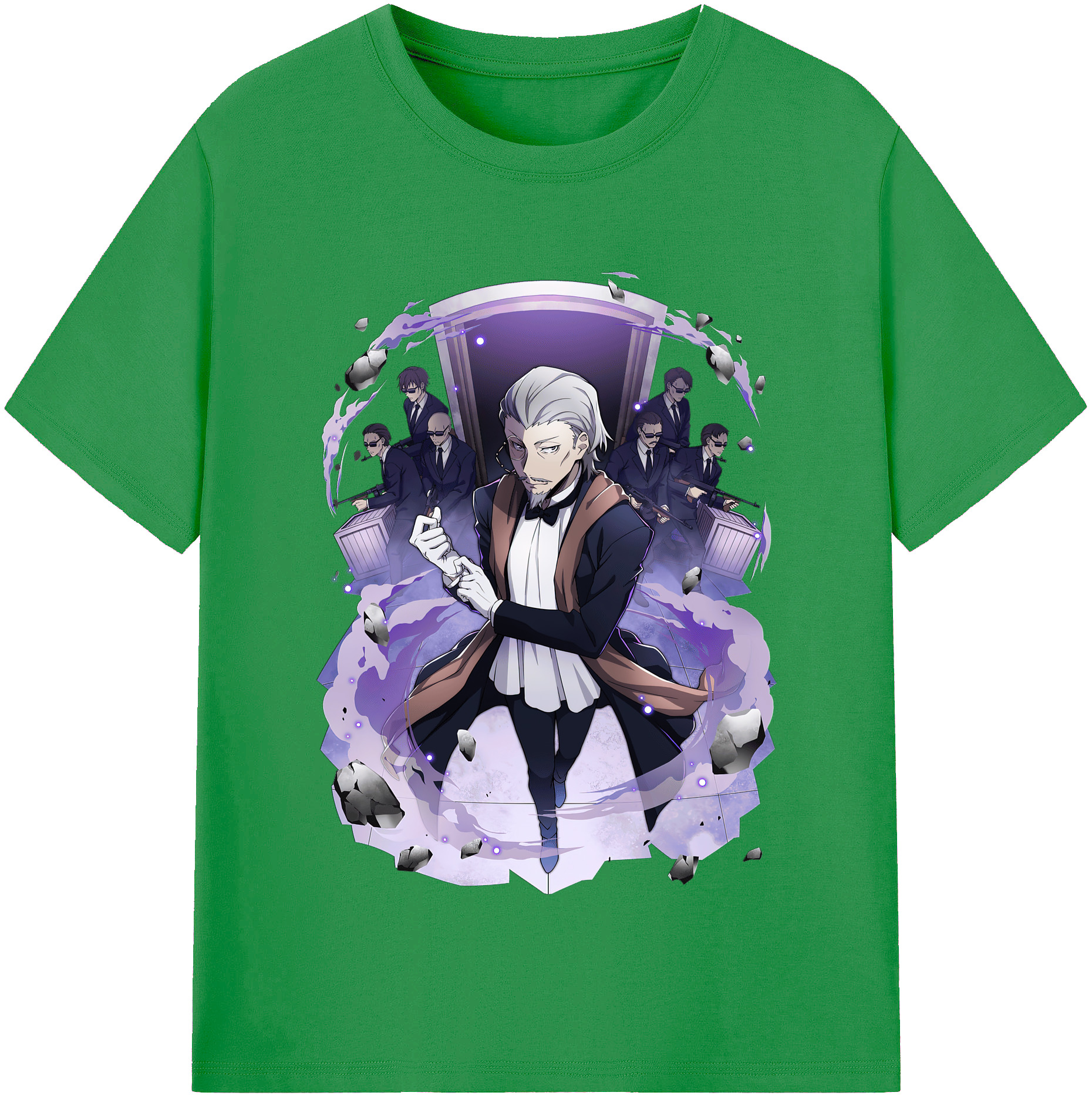 （画像用） 文豪ストレイドッグス Bungo Stray Dogs レディースカジュアルプリントTシャツ（綿100％）
