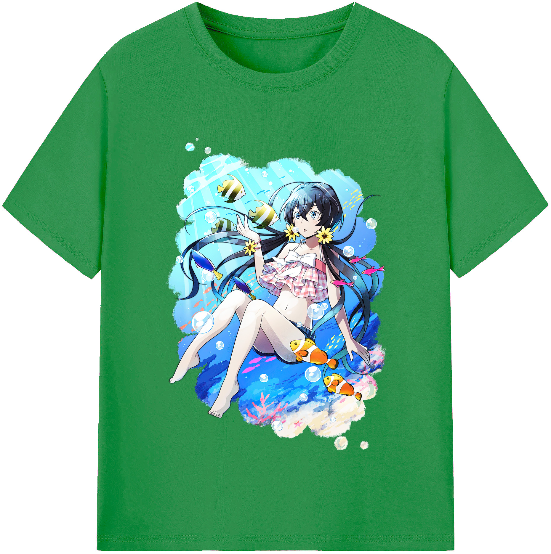 （画像用） 文豪ストレイドッグス Bungo Stray Dogs レディースカジュアルプリントTシャツ（綿100％）
