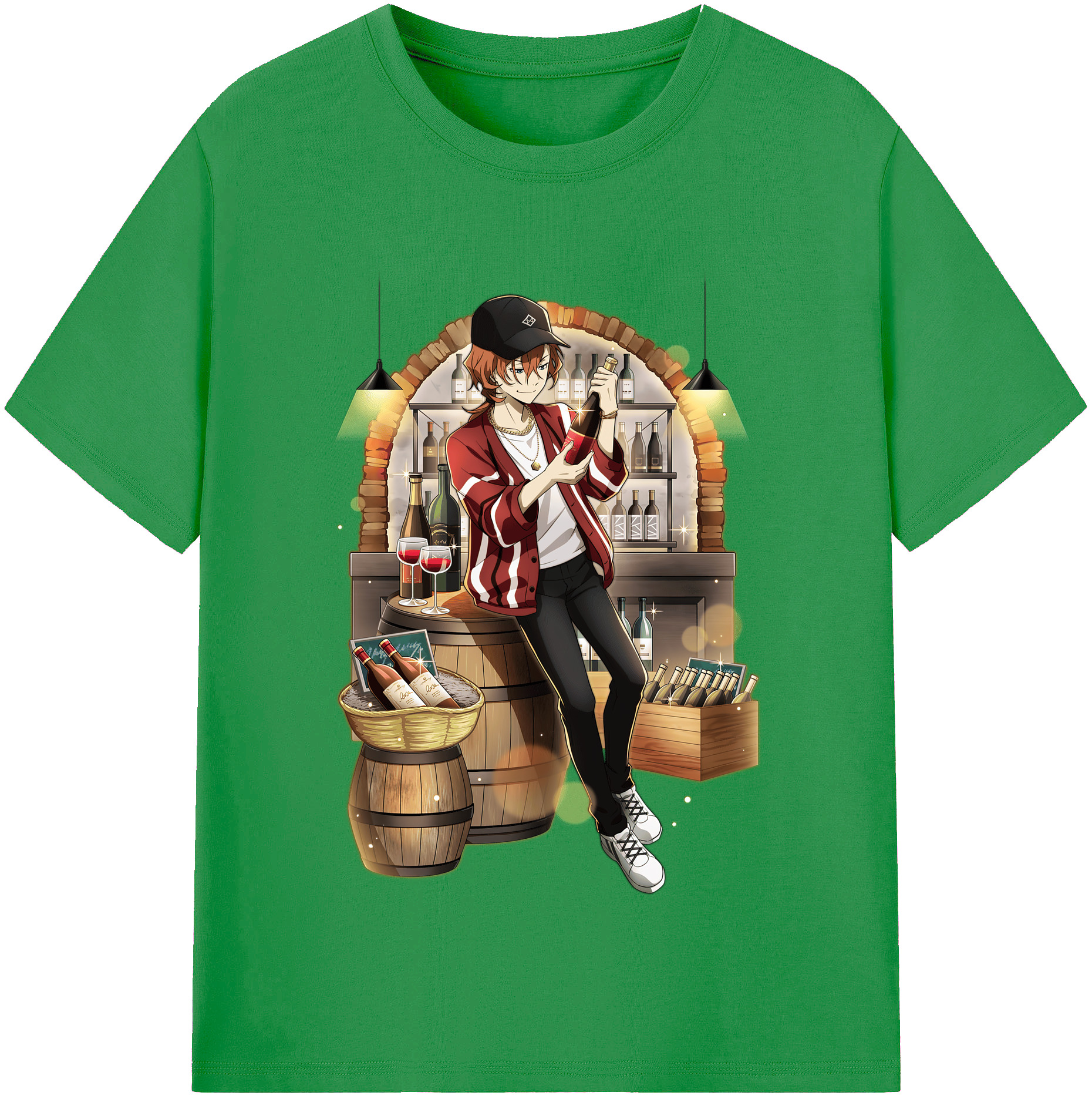 （画像用） 文豪ストレイドッグス Bungo Stray Dogs レディースカジュアルプリントTシャツ（綿100％）