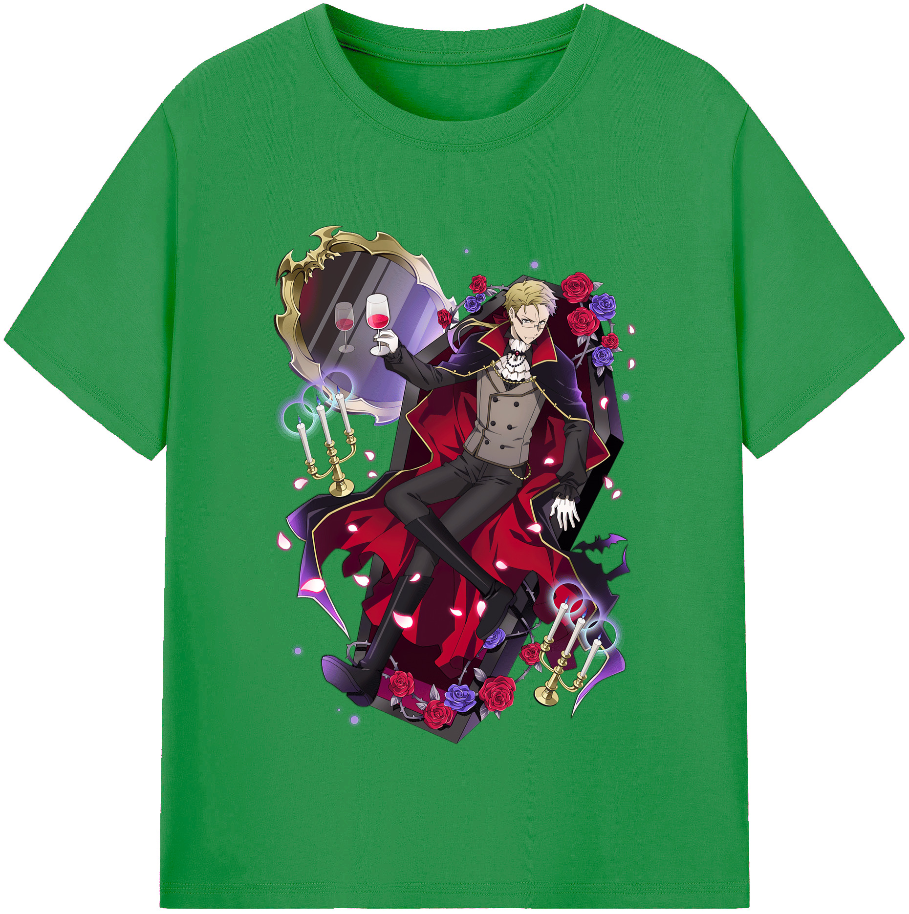 （画像用） 文豪ストレイドッグス Bungo Stray Dogs レディースカジュアルプリントTシャツ（綿100％）