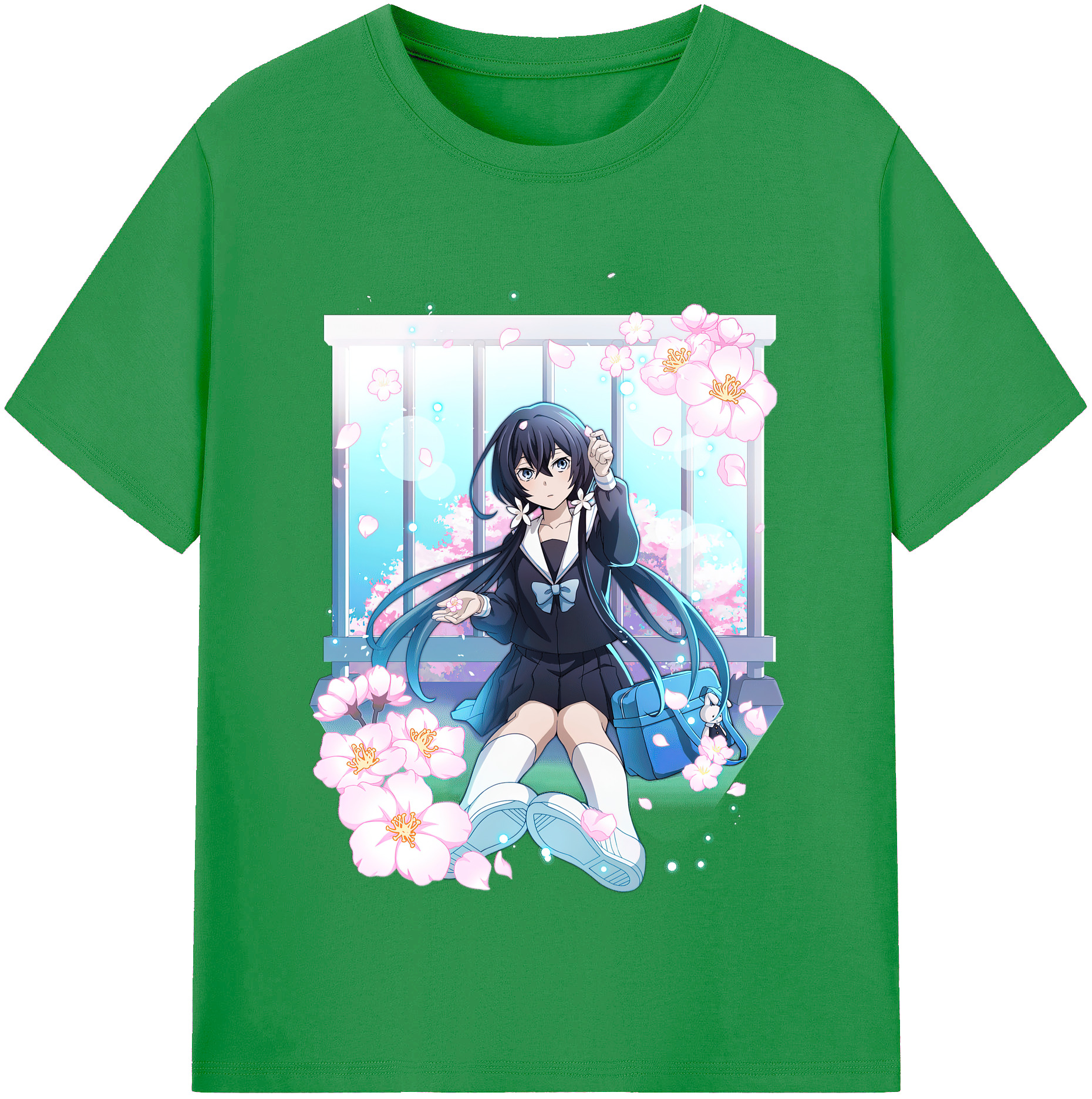 （画像用） 文豪ストレイドッグス Bungo Stray Dogs レディースカジュアルプリントTシャツ（綿100％）