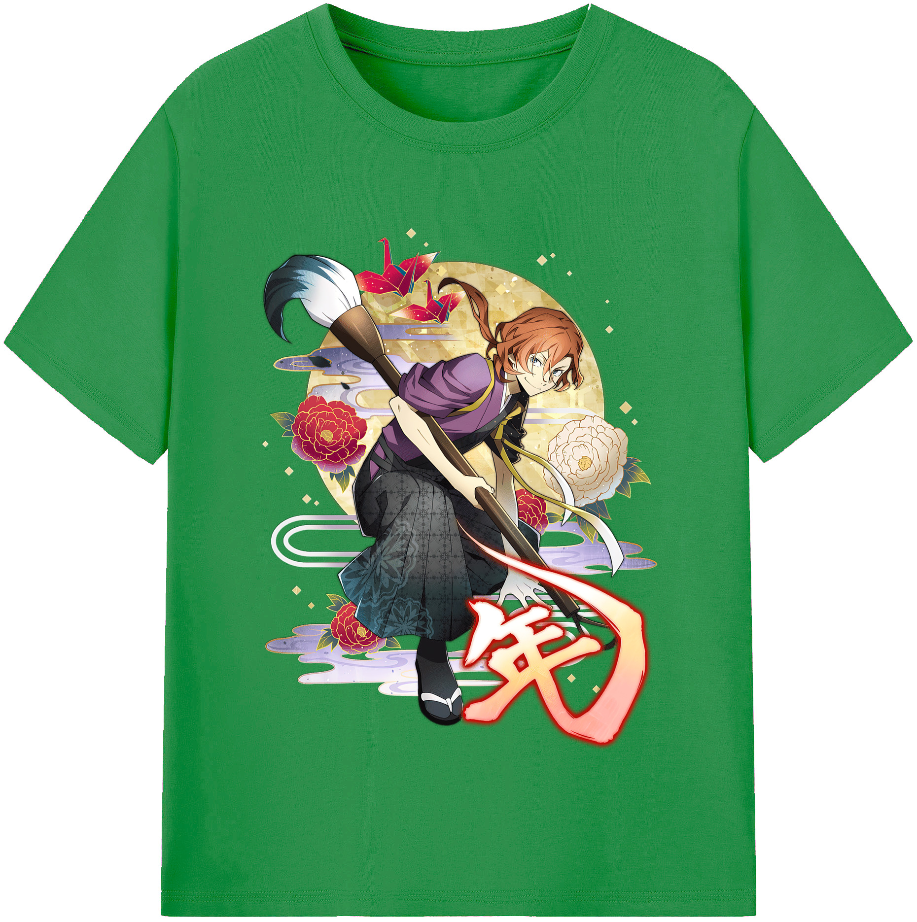 （画像用） 文豪ストレイドッグス Bungo Stray Dogs レディースカジュアルプリントTシャツ（綿100％）
