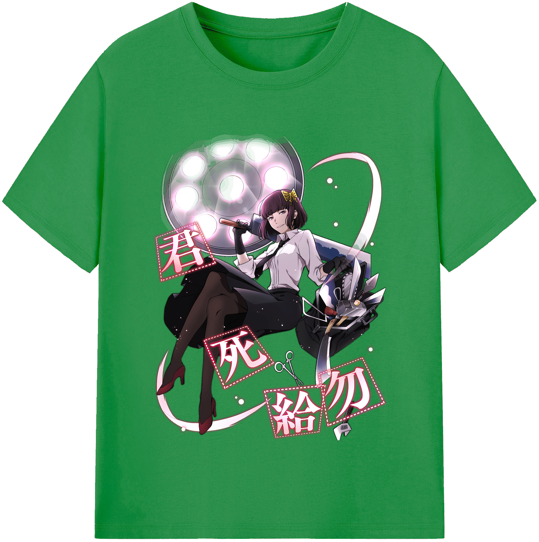 （画像用） 文豪ストレイドッグス Bungo Stray Dogs レディースカジュアルプリントTシャツ（綿100％）
