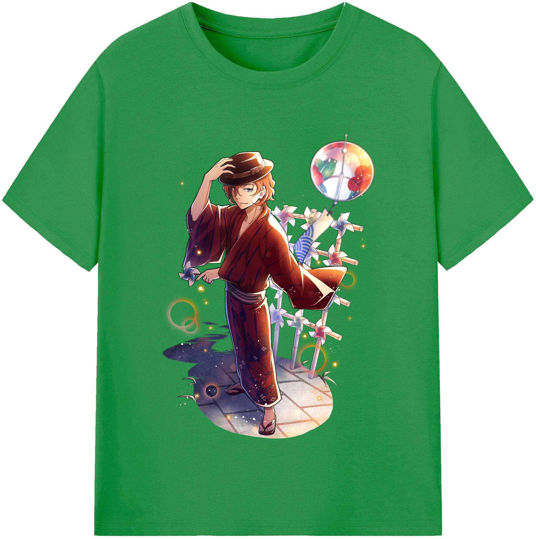 （画像用） 文豪ストレイドッグス Bungo Stray Dogs レディースカジュアルプリントTシャツ（綿100％）