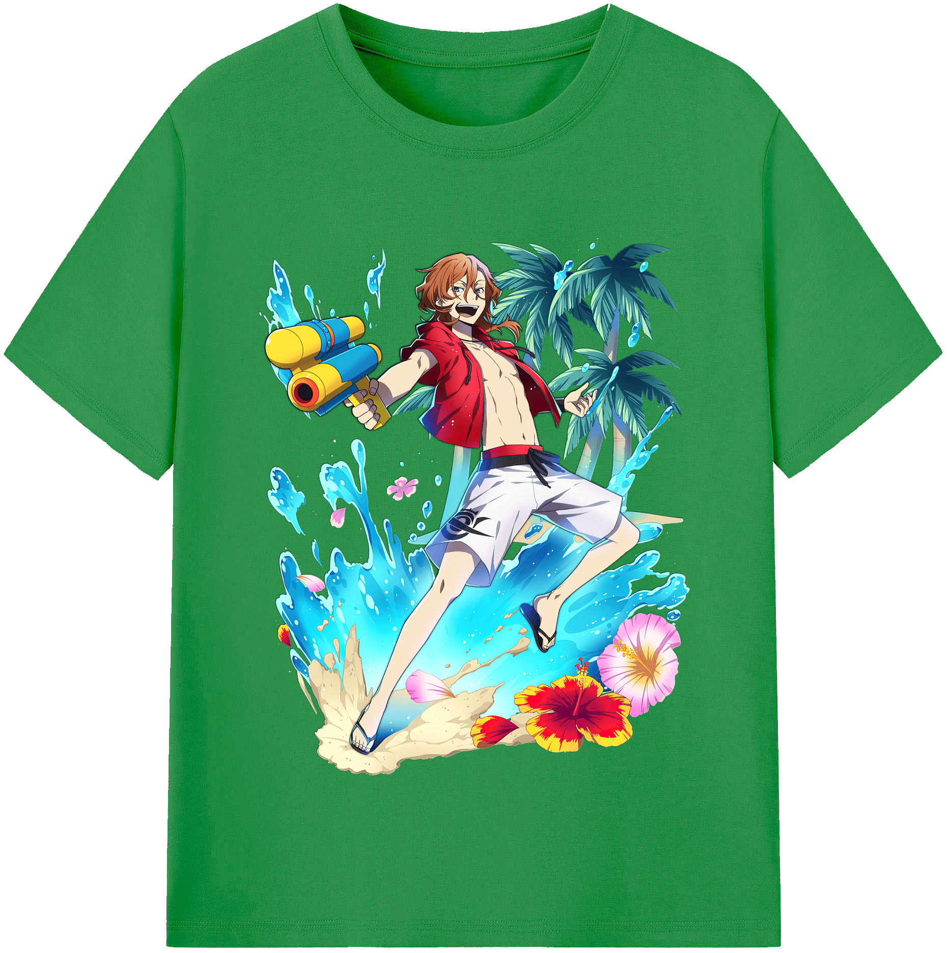 （画像用） 文豪ストレイドッグス Bungo Stray Dogs レディースカジュアルプリントTシャツ（綿100％）