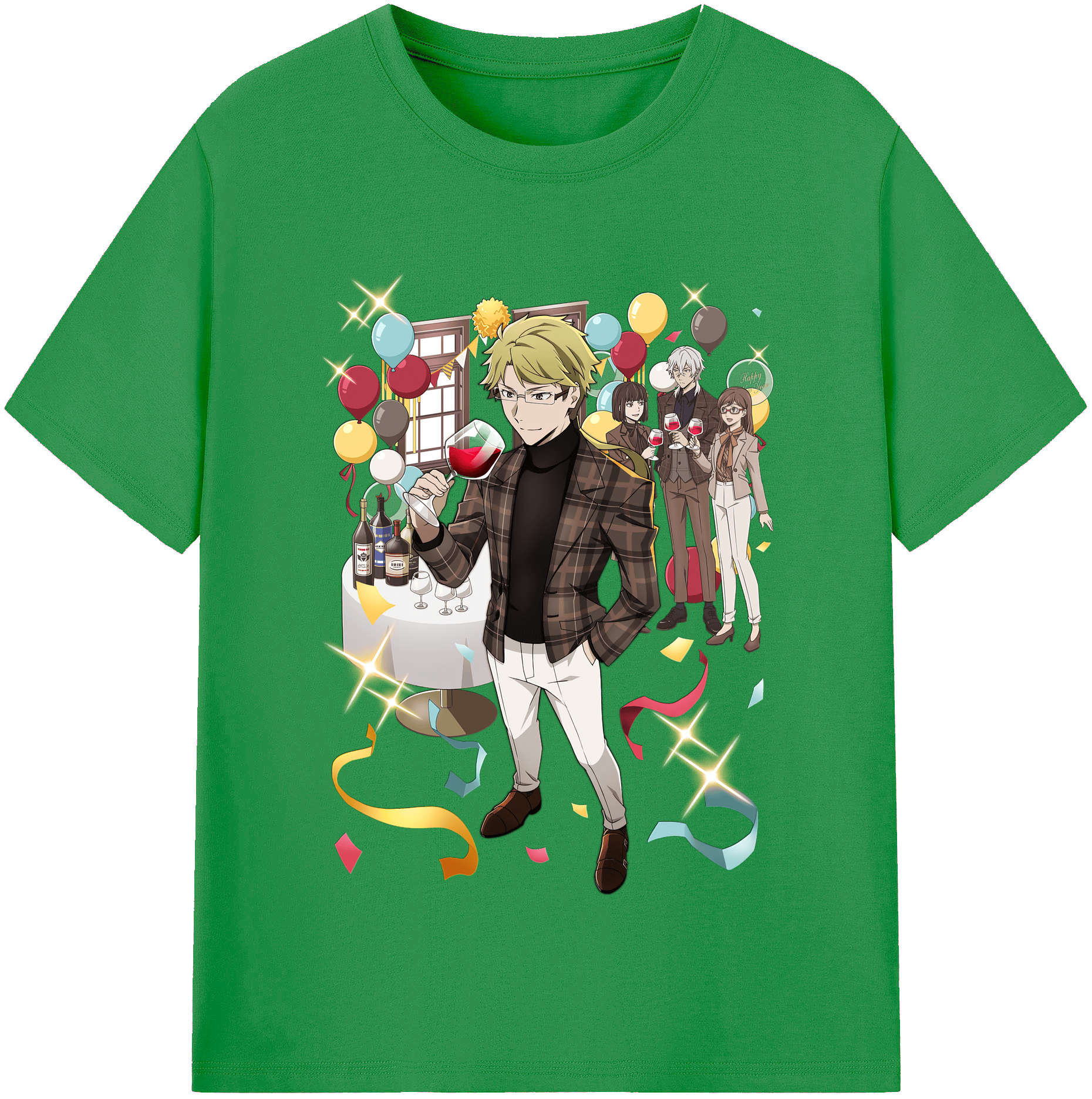 （画像用） 文豪ストレイドッグス Bungo Stray Dogs レディースカジュアルプリントTシャツ（綿100％）