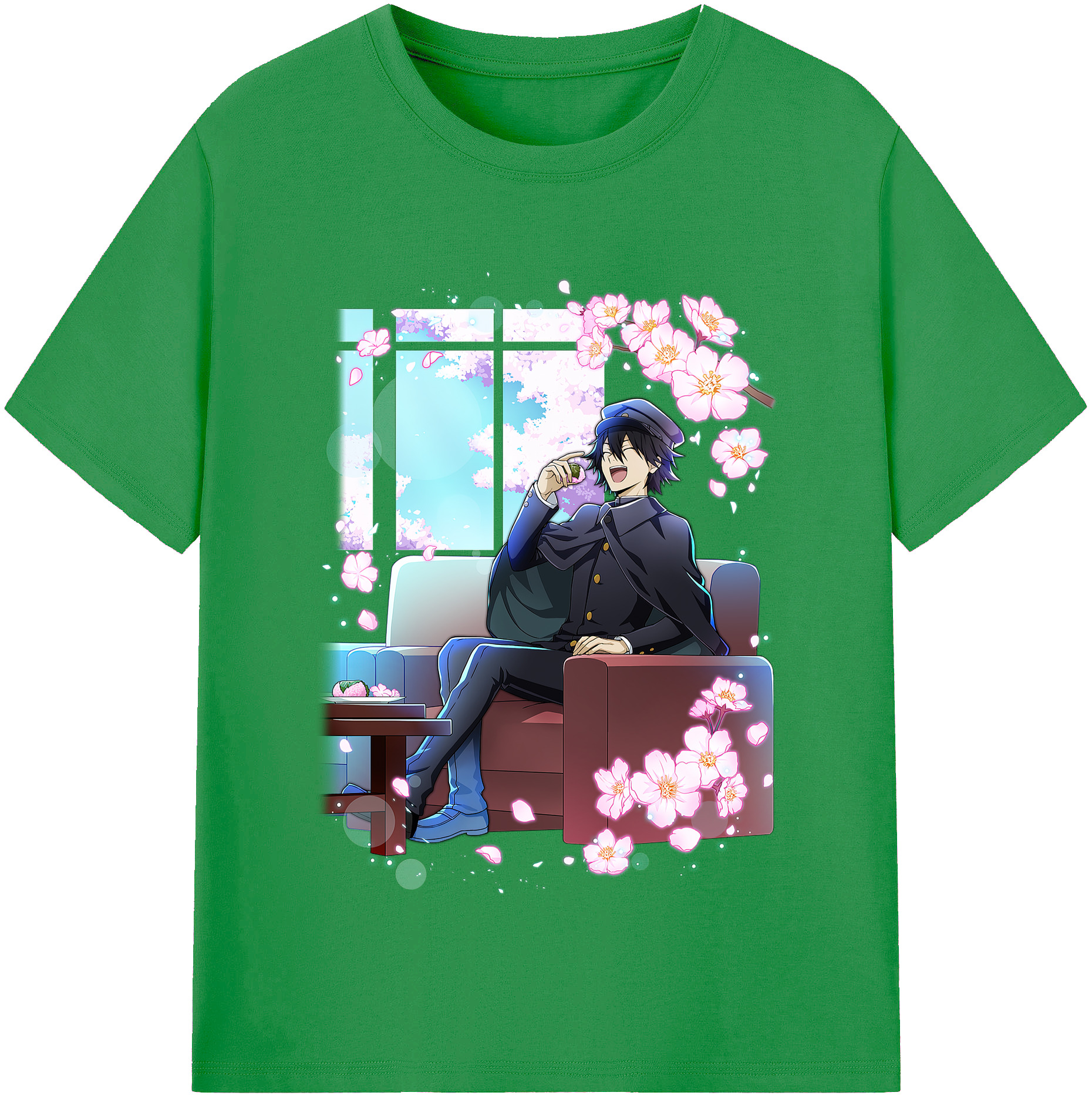 （画像用） 文豪ストレイドッグス Bungo Stray Dogs レディースカジュアルプリントTシャツ（綿100％）