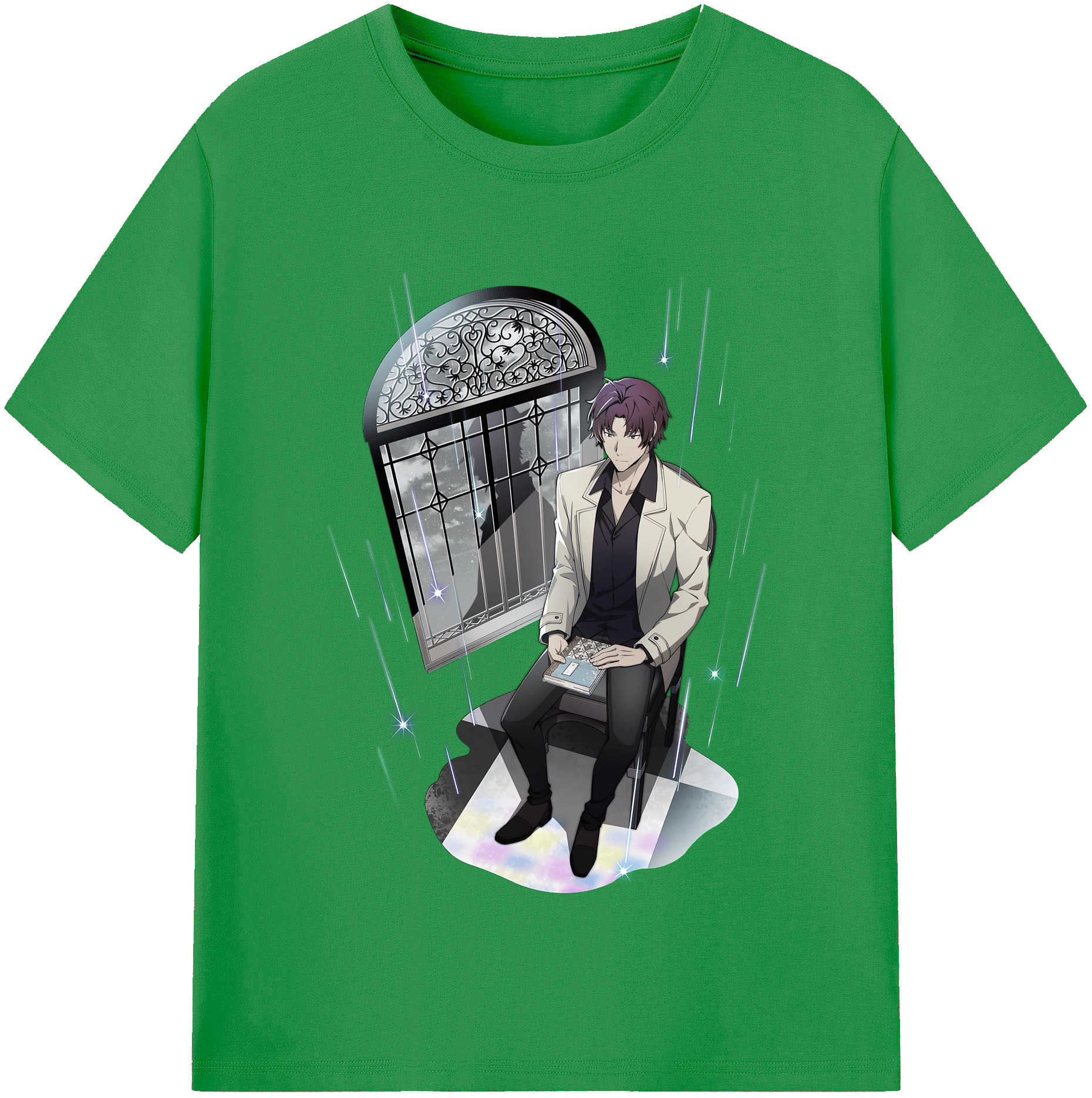 （画像用） 文豪ストレイドッグス Bungo Stray Dogs レディースカジュアルプリントTシャツ（綿100％）