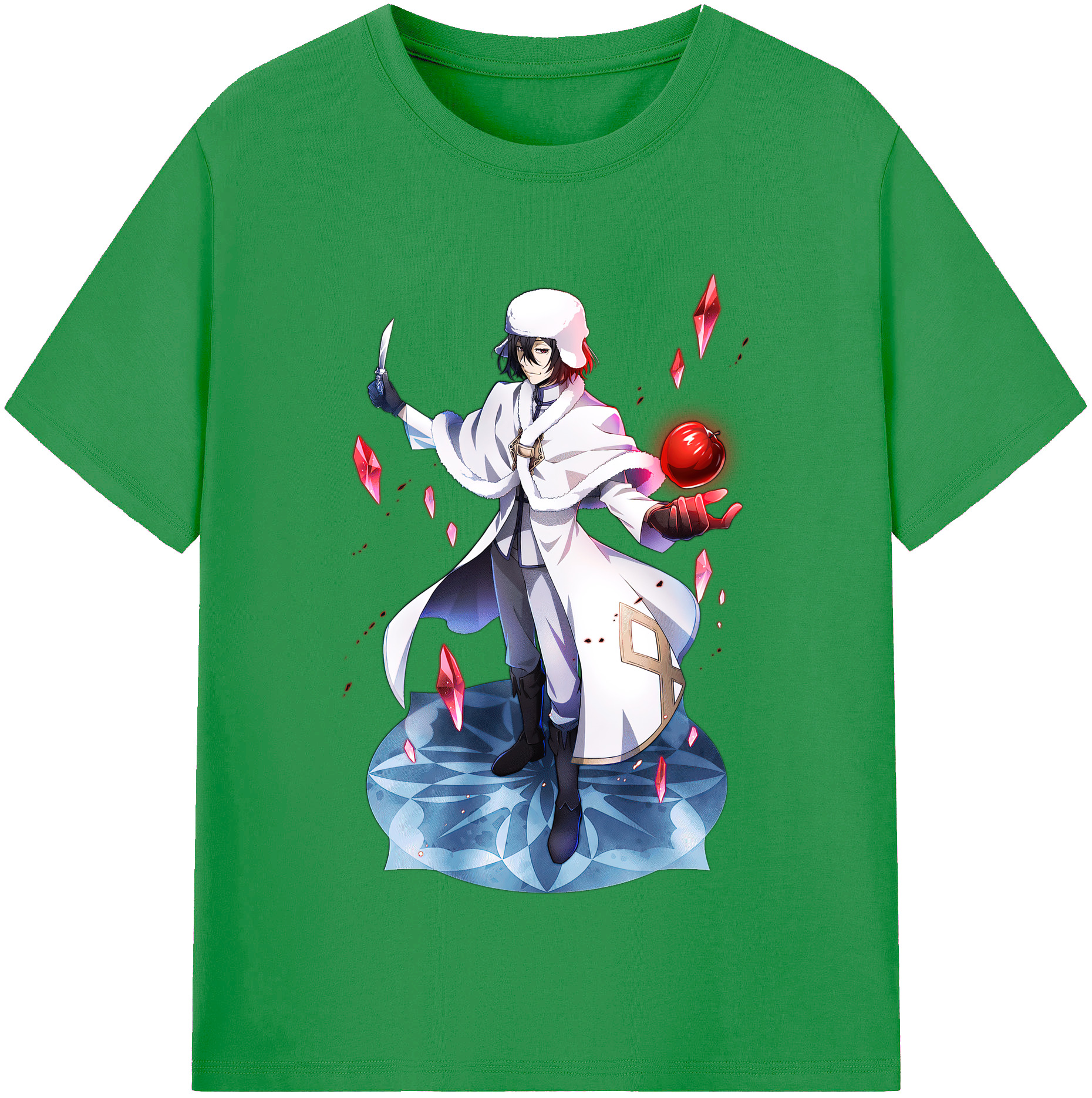 （画像用） 文豪ストレイドッグス Bungo Stray Dogs レディースカジュアルプリントTシャツ（綿100％）