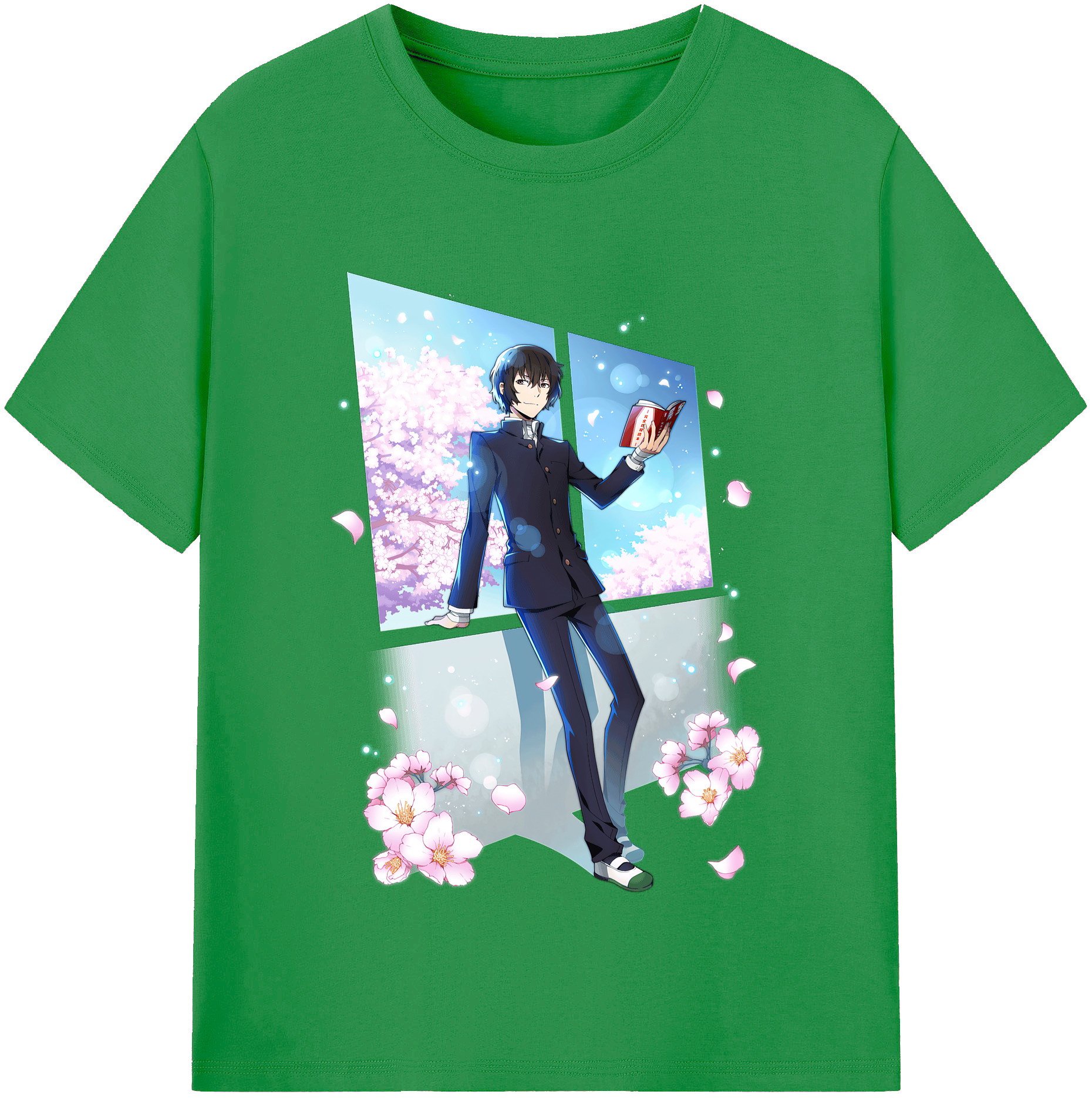 （画像用） 文豪ストレイドッグス Bungo Stray Dogs レディースカジュアルプリントTシャツ（綿100％）
