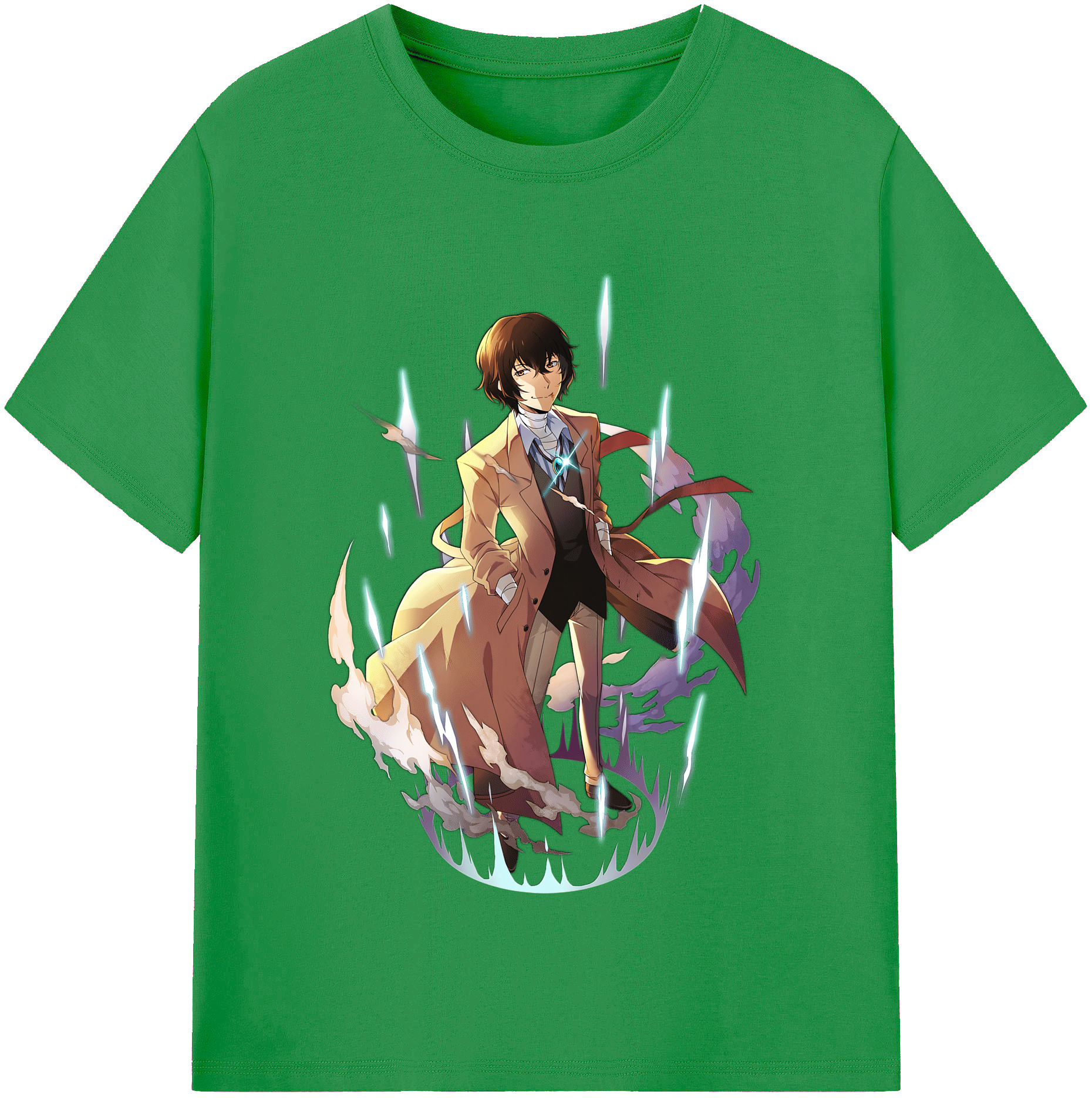 （画像用） 文豪ストレイドッグス Bungo Stray Dogs レディースカジュアルプリントTシャツ（綿100％）
