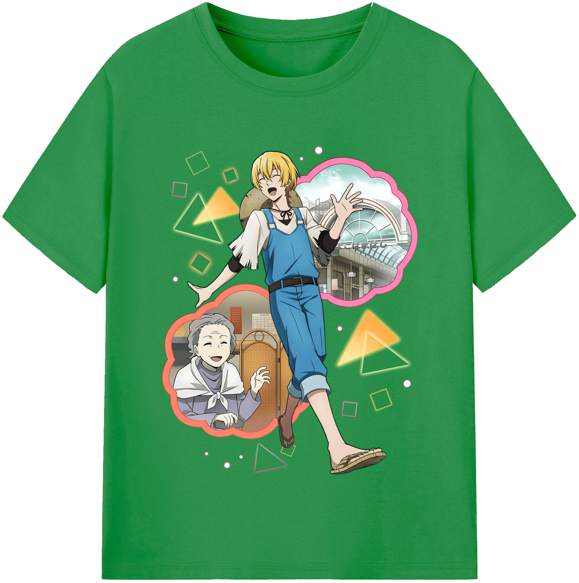 （画像用） 文豪ストレイドッグス Bungo Stray Dogs レディースカジュアルプリントTシャツ（綿100％）