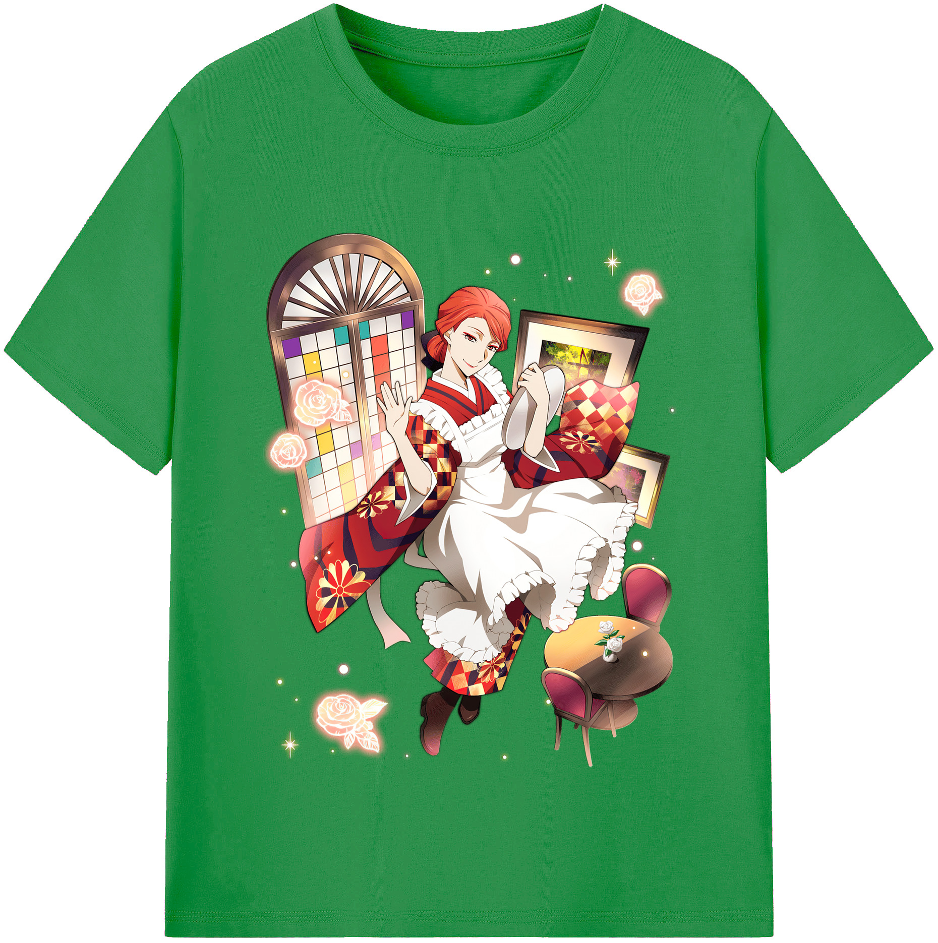 （画像用） 文豪ストレイドッグス Bungo Stray Dogs レディースカジュアルプリントTシャツ（綿100％）