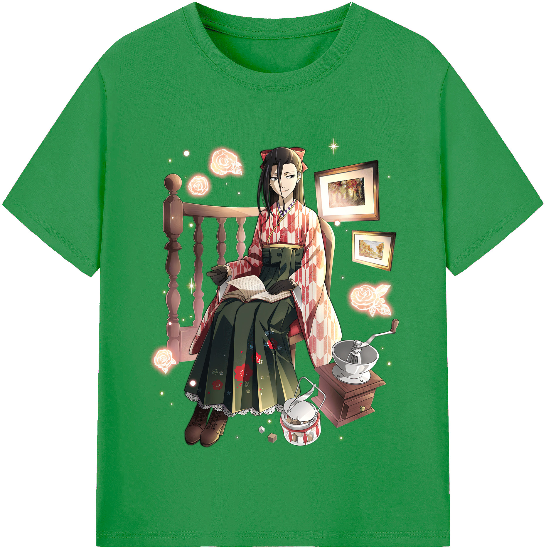 （画像用） 文豪ストレイドッグス Bungo Stray Dogs レディースカジュアルプリントTシャツ（綿100％）