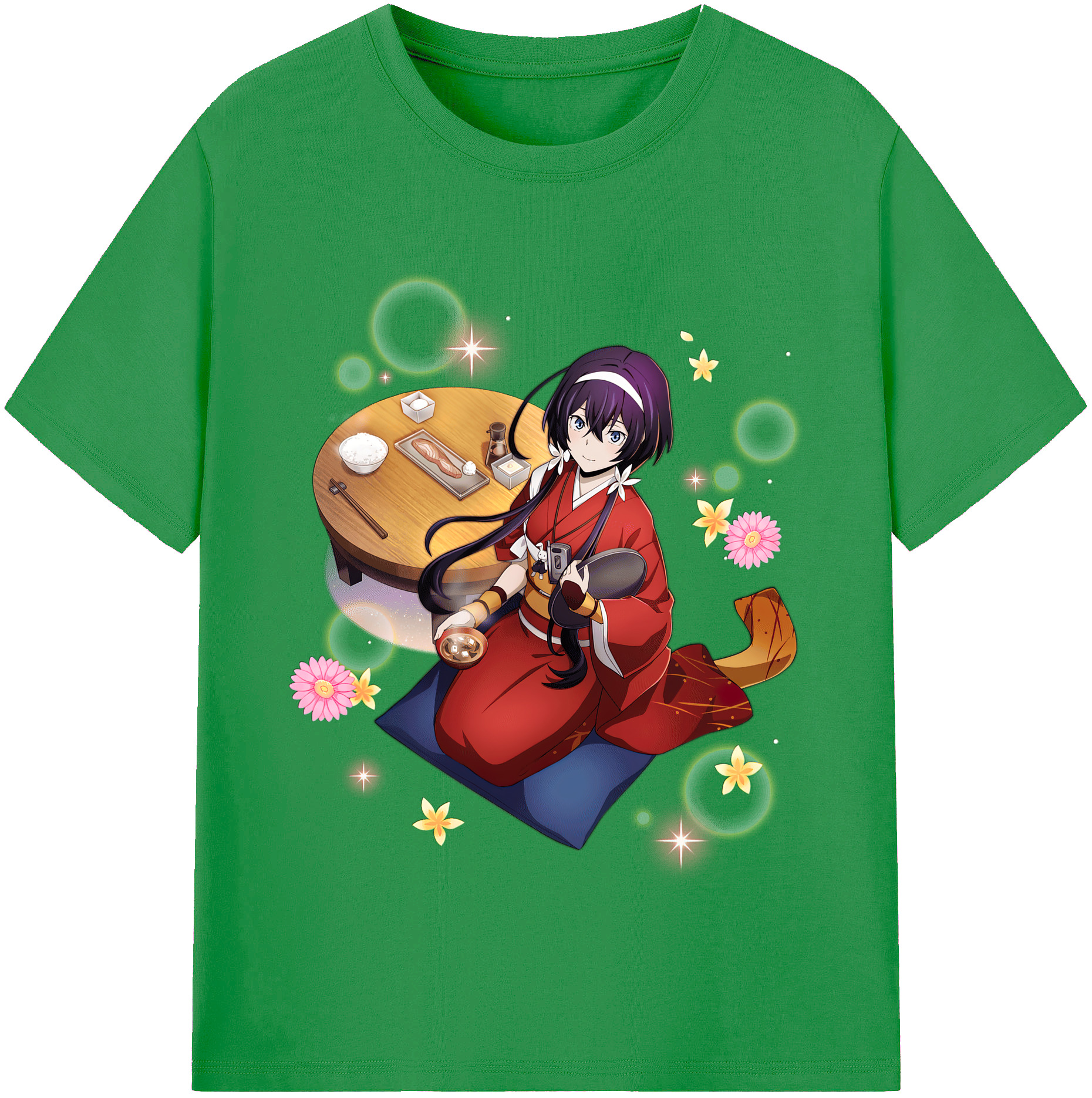 （画像用） 文豪ストレイドッグス Bungo Stray Dogs レディースカジュアルプリントTシャツ（綿100％）