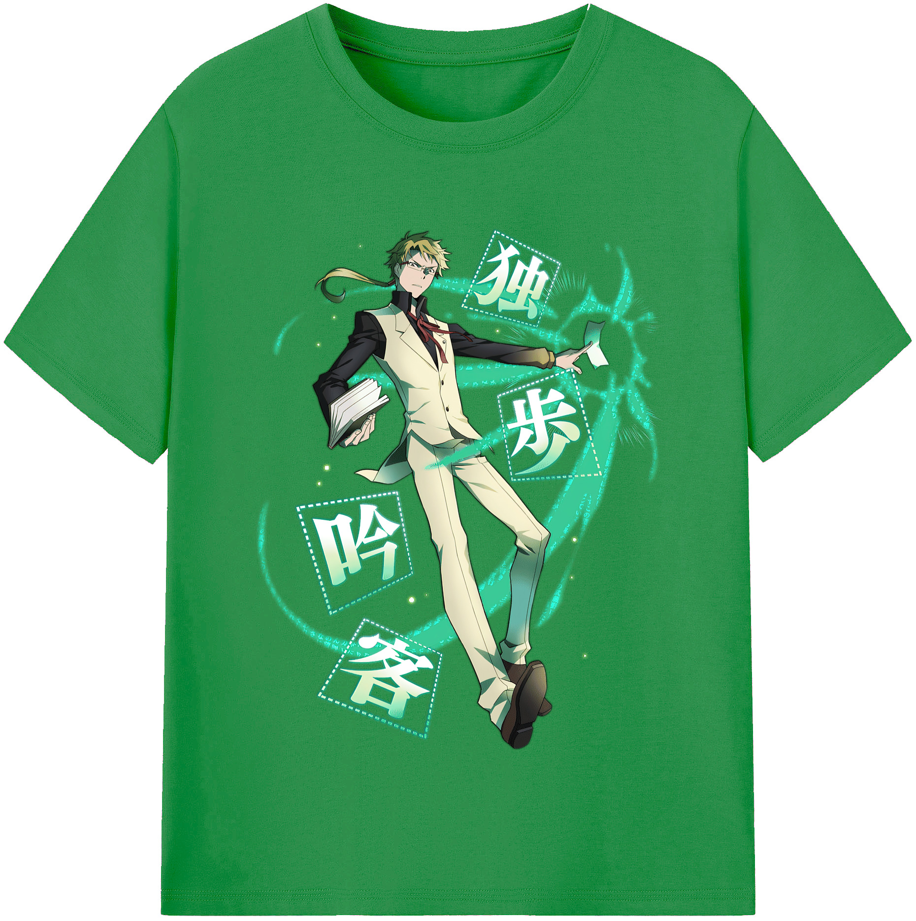 （画像用） 文豪ストレイドッグス Bungo Stray Dogs レディースカジュアルプリントTシャツ（綿100％）