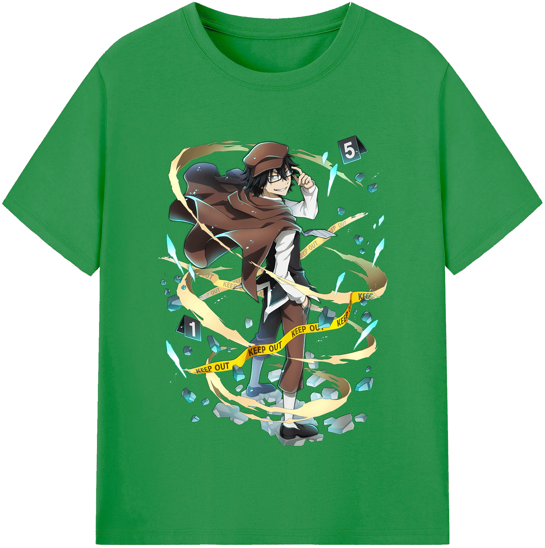 （画像用） 文豪ストレイドッグス Bungo Stray Dogs レディースカジュアルプリントTシャツ（綿100％）