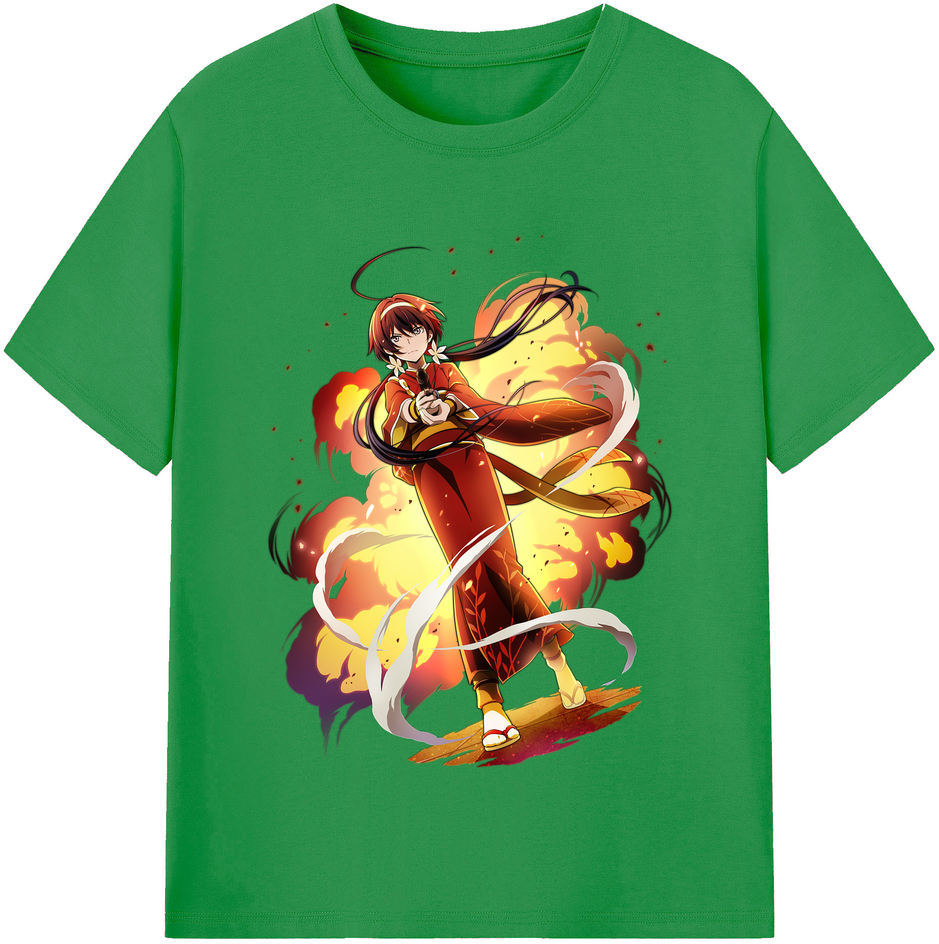 （画像用） 文豪ストレイドッグス Bungo Stray Dogs レディースカジュアルプリントTシャツ（綿100％）