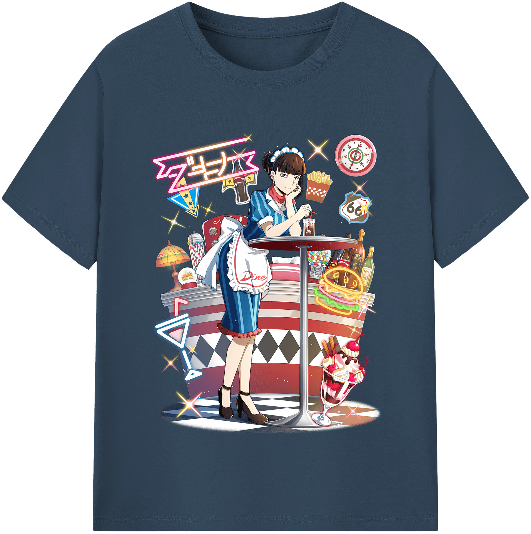 （画像用） 文豪ストレイドッグス Bungo Stray Dogs レディースカジュアルプリントTシャツ（綿100％）