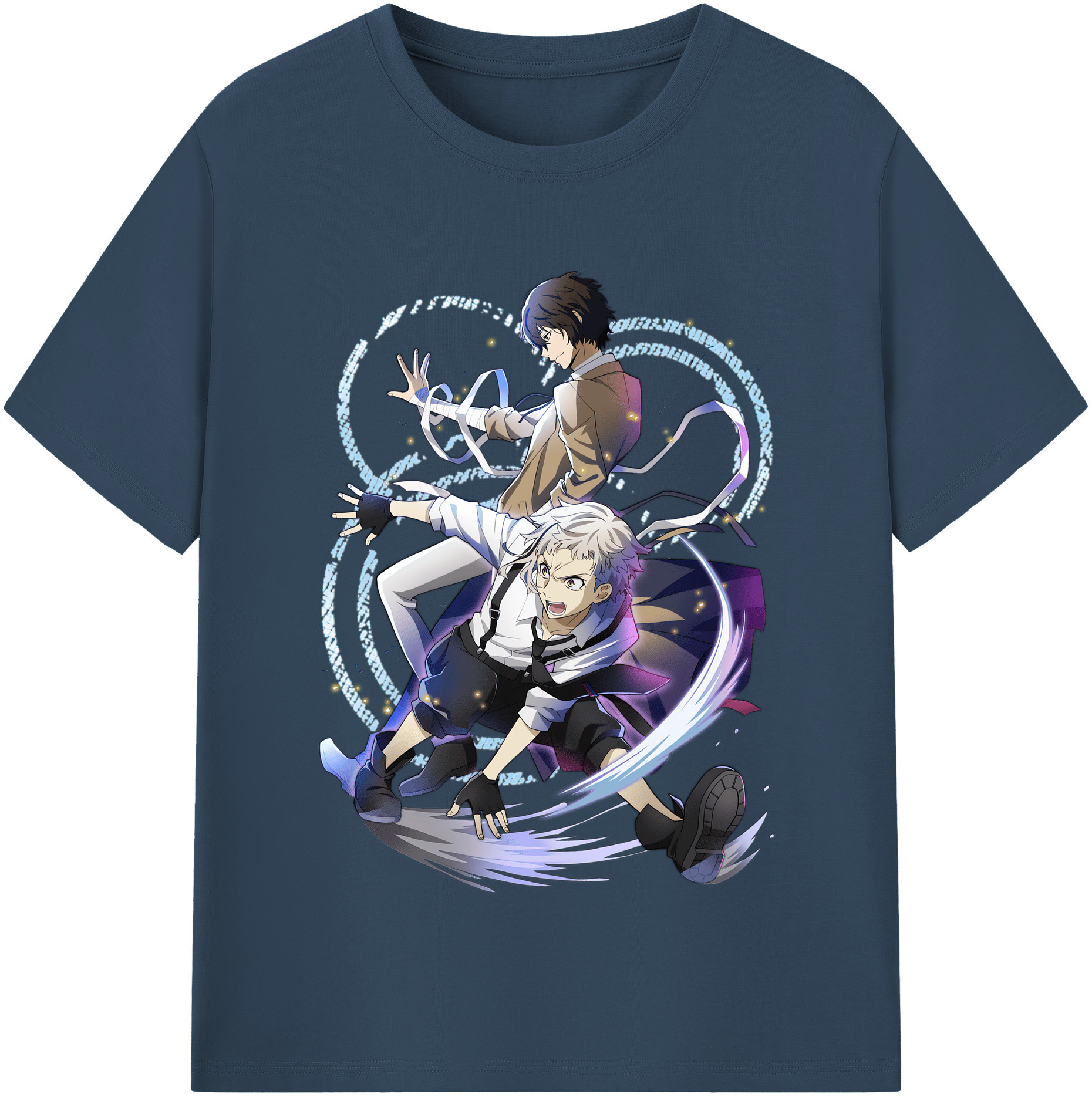 （画像用） 文豪ストレイドッグス Bungo Stray Dogs レディースカジュアルプリントTシャツ（綿100％）