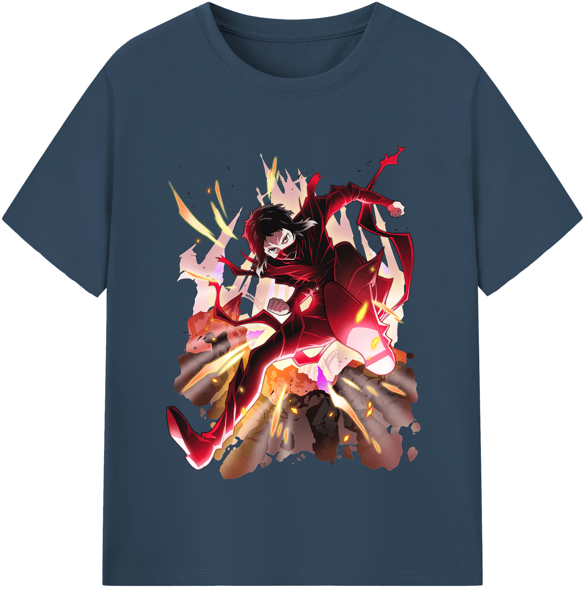 （画像用） 文豪ストレイドッグス Bungo Stray Dogs レディースカジュアルプリントTシャツ（綿100％）