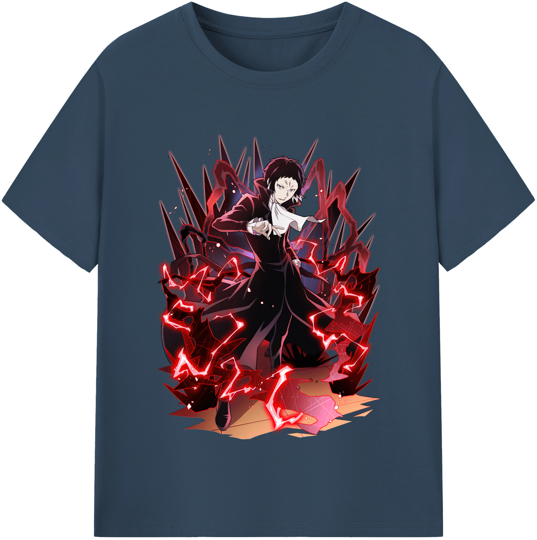 （画像用） 文豪ストレイドッグス Bungo Stray Dogs レディースカジュアルプリントTシャツ（綿100％）