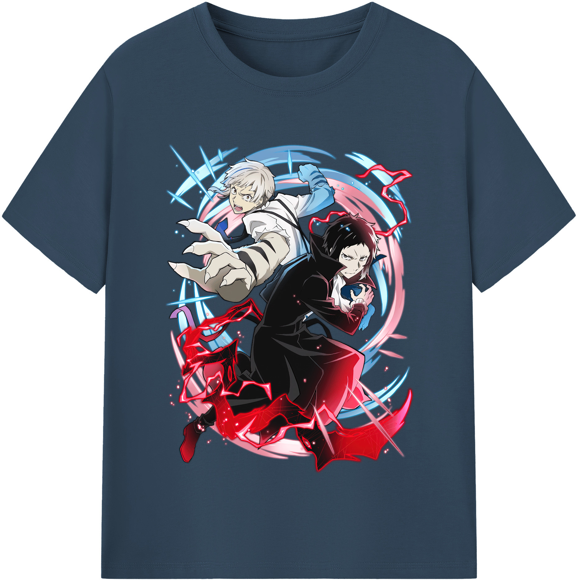 （画像用） 文豪ストレイドッグス Bungo Stray Dogs レディースカジュアルプリントTシャツ（綿100％）