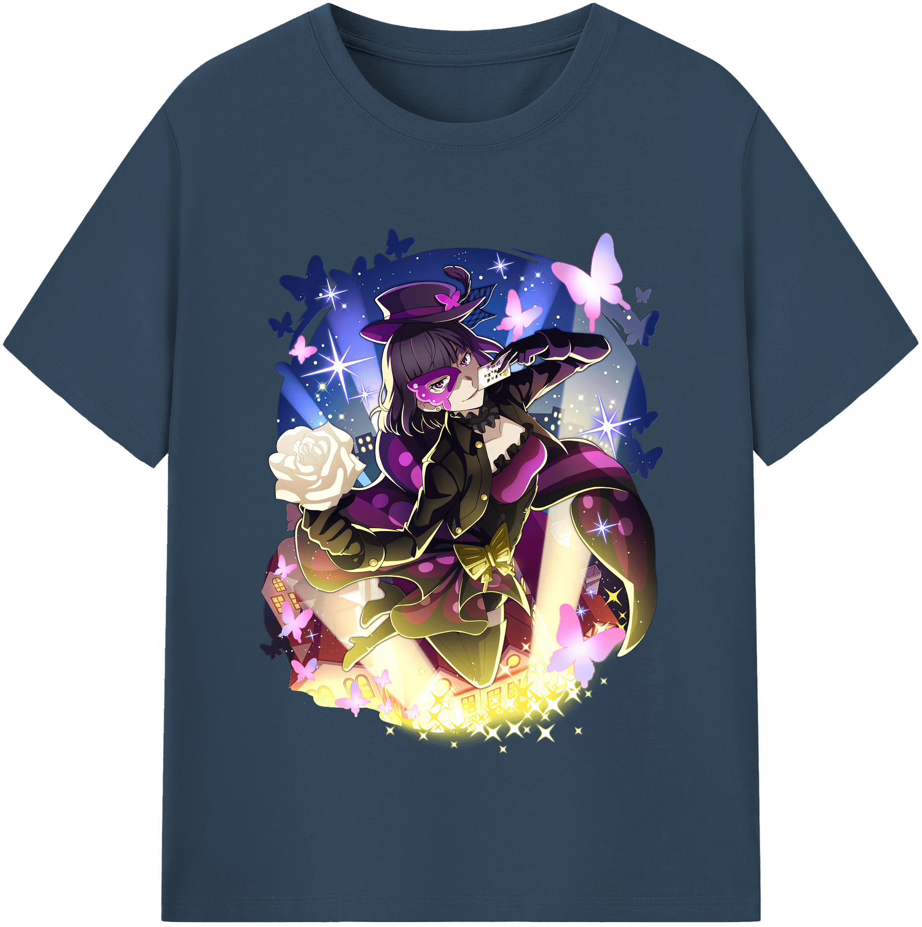 （画像用） 文豪ストレイドッグス Bungo Stray Dogs レディースカジュアルプリントTシャツ（綿100％）