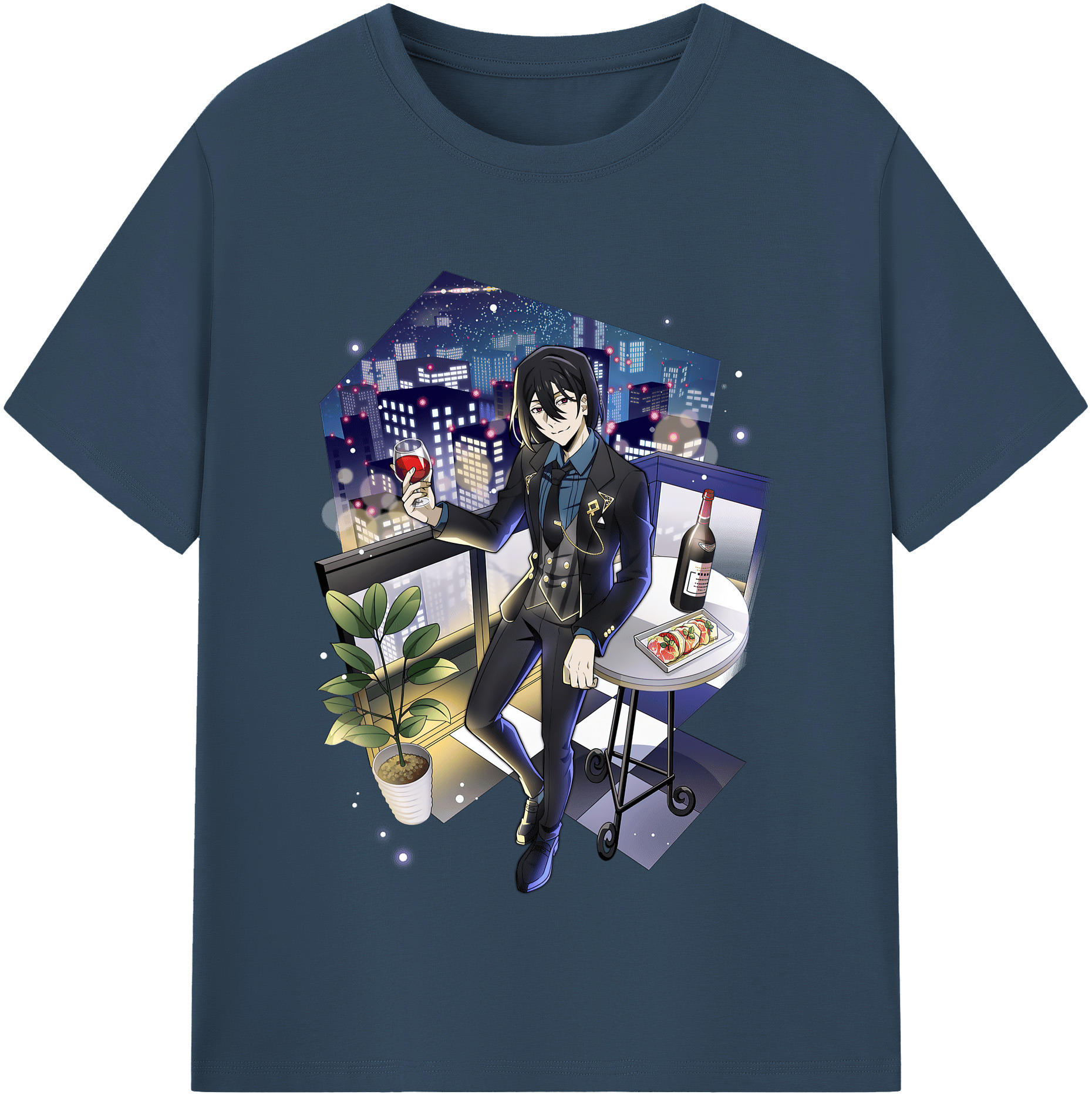 （画像用） 文豪ストレイドッグス Bungo Stray Dogs レディースカジュアルプリントTシャツ（綿100％）