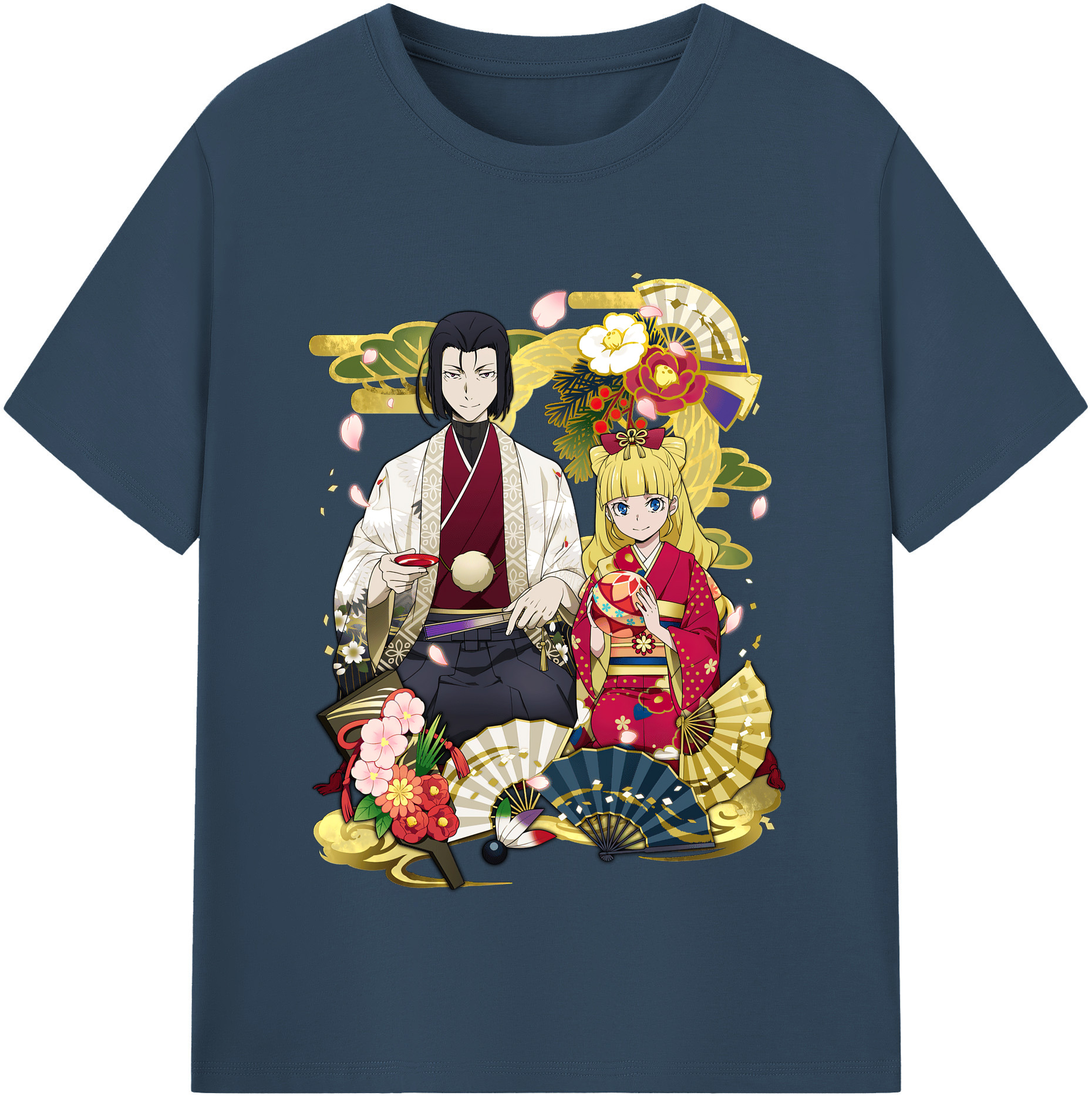 （画像用） 文豪ストレイドッグス Bungo Stray Dogs レディースカジュアルプリントTシャツ（綿100％）
