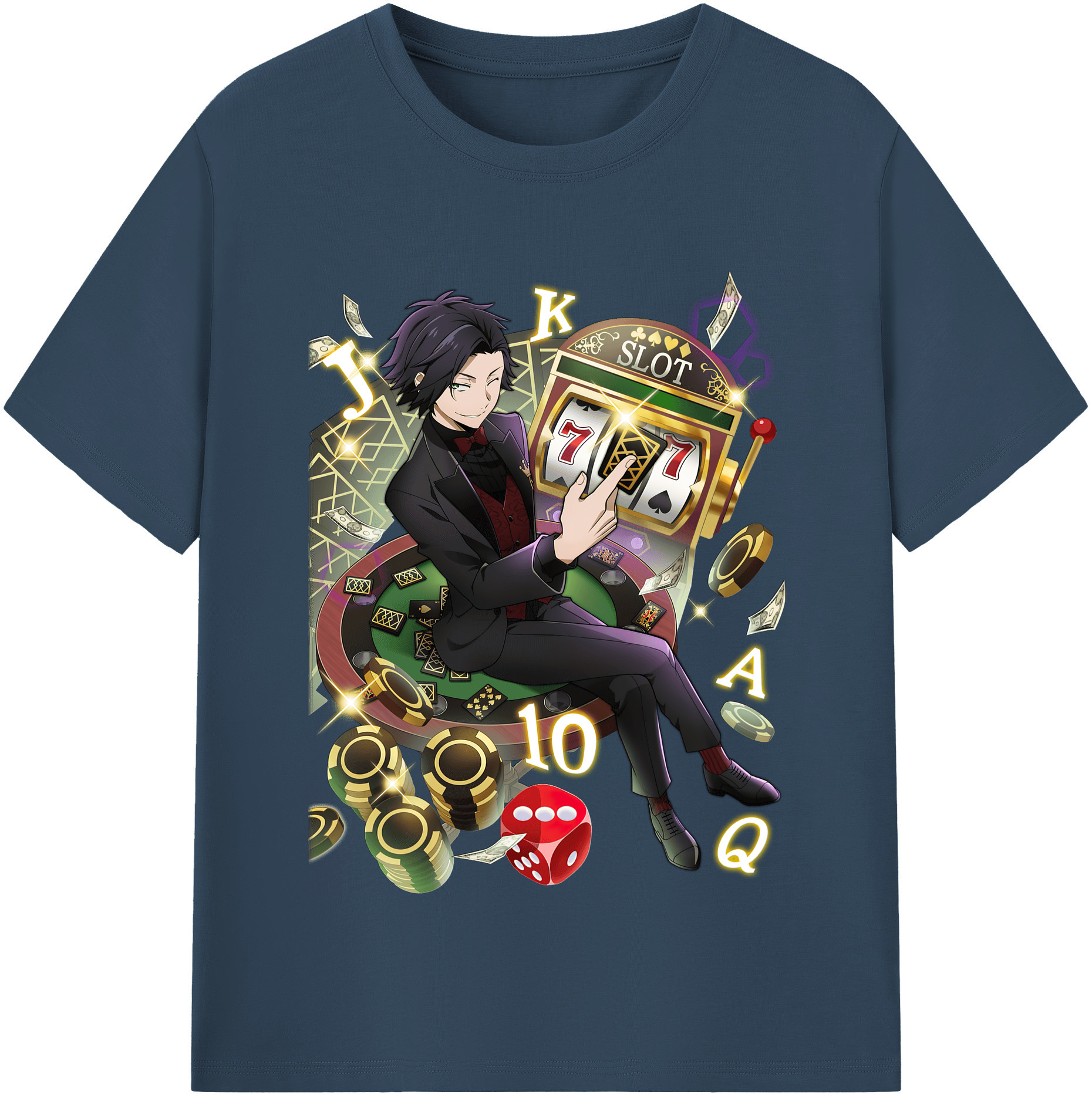 （画像用） 文豪ストレイドッグス Bungo Stray Dogs レディースカジュアルプリントTシャツ（綿100％）