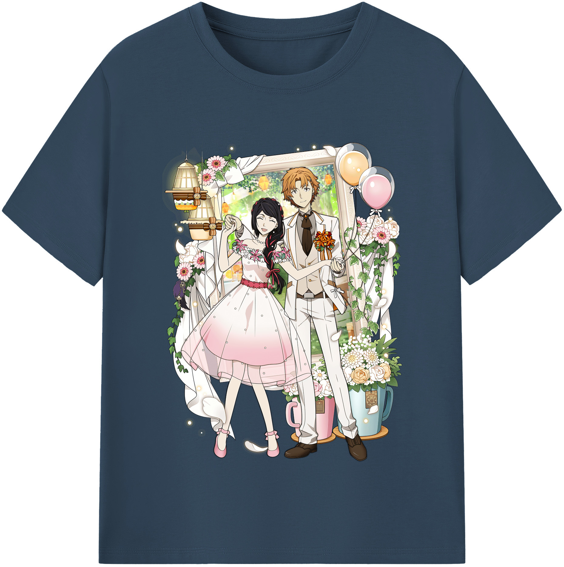 （画像用） 文豪ストレイドッグス Bungo Stray Dogs レディースカジュアルプリントTシャツ（綿100％）