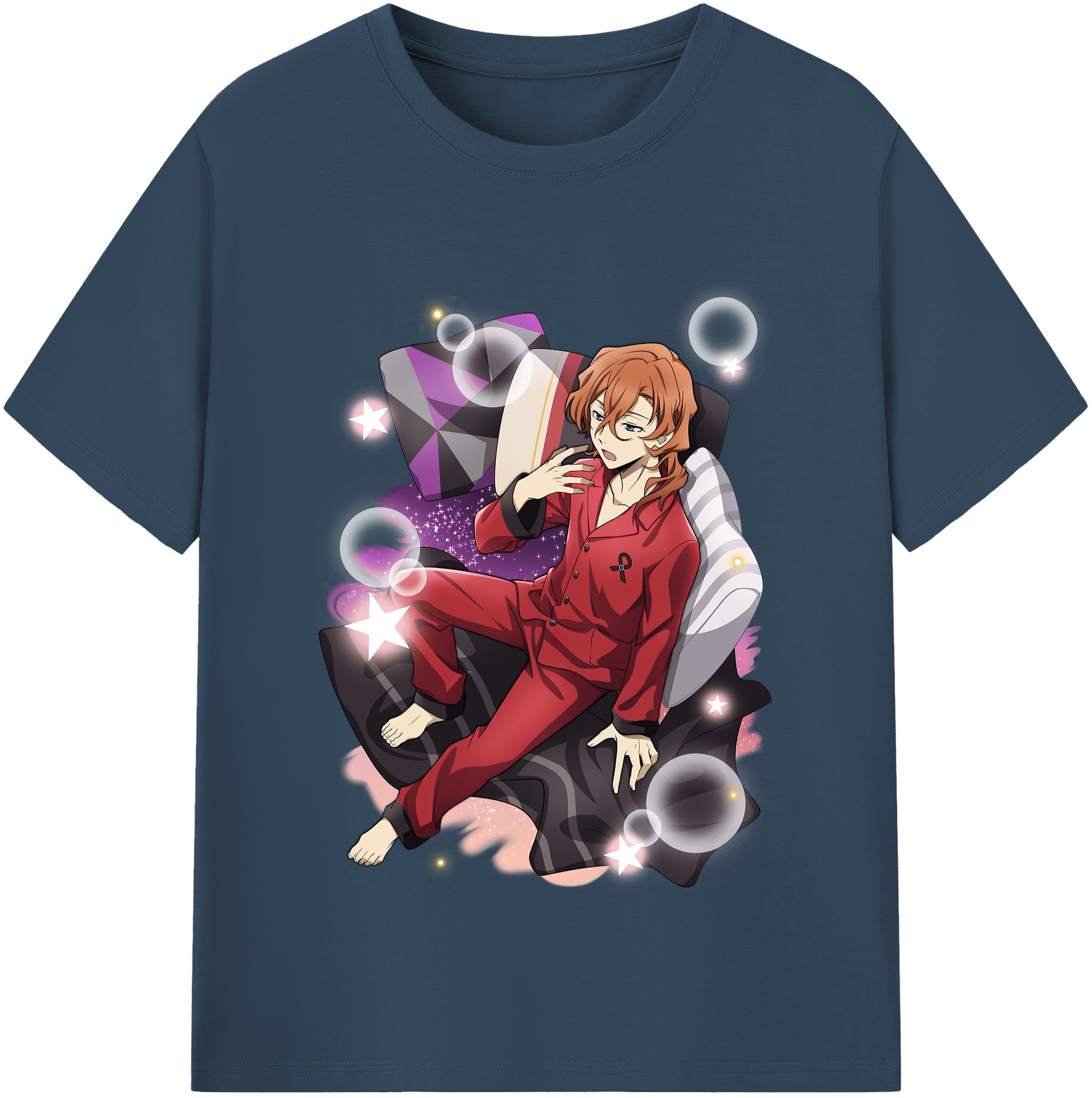 （画像用） 文豪ストレイドッグス Bungo Stray Dogs レディースカジュアルプリントTシャツ（綿100％）