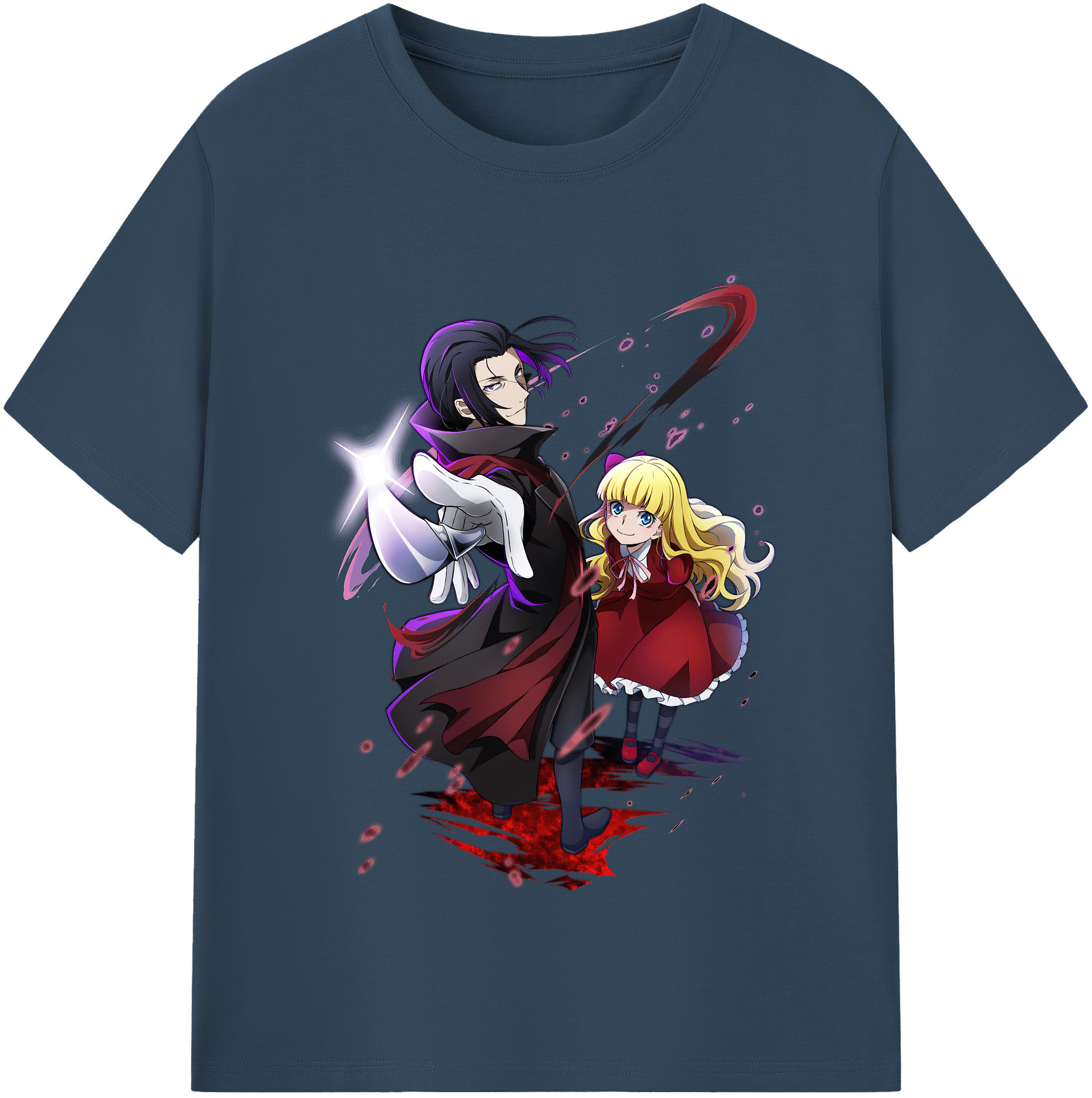 （画像用） 文豪ストレイドッグス Bungo Stray Dogs レディースカジュアルプリントTシャツ（綿100％）