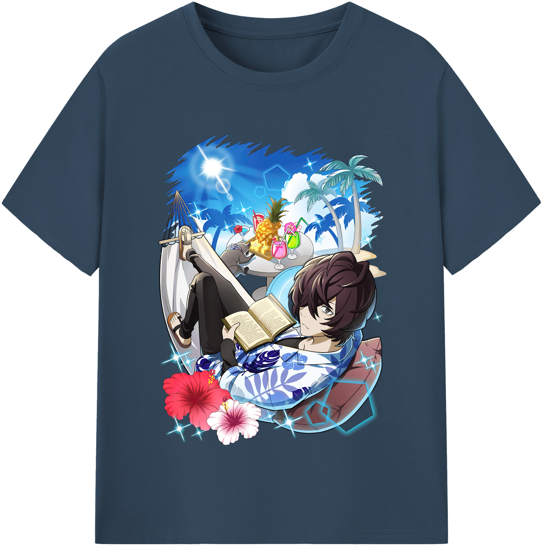 （画像用） 文豪ストレイドッグス Bungo Stray Dogs レディースカジュアルプリントTシャツ（綿100％）