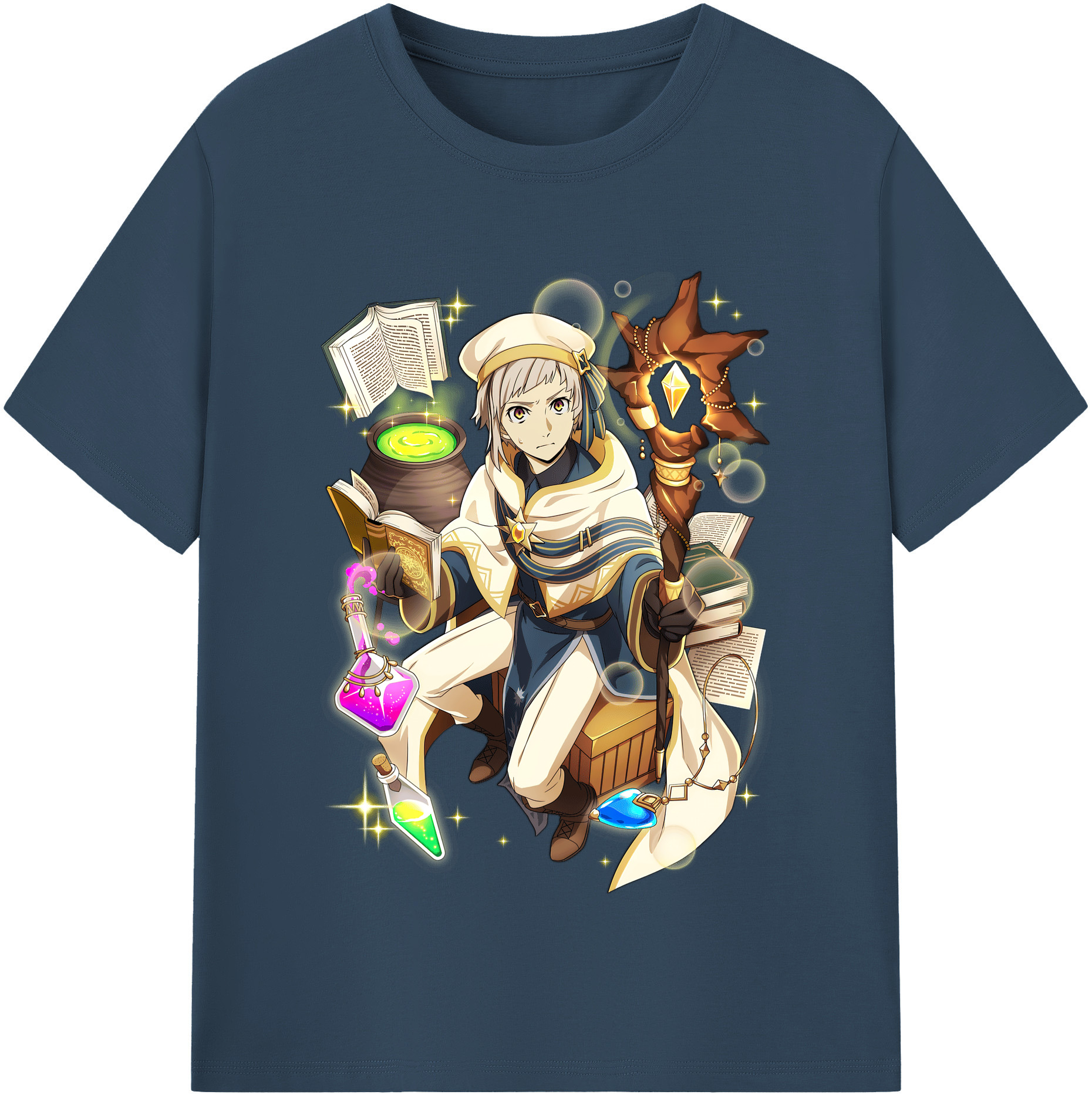 （画像用） 文豪ストレイドッグス Bungo Stray Dogs レディースカジュアルプリントTシャツ（綿100％）