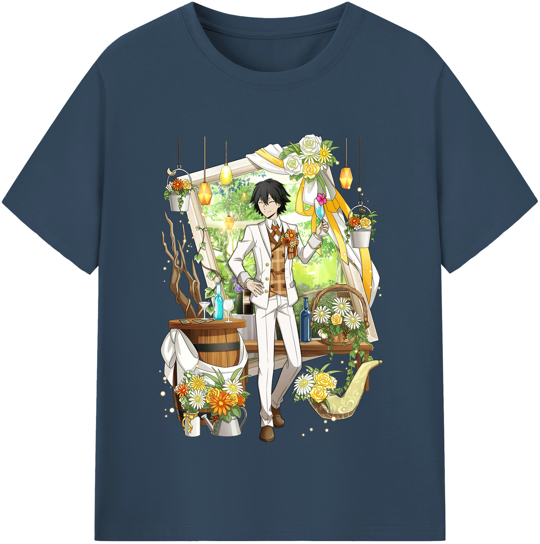 （画像用） 文豪ストレイドッグス Bungo Stray Dogs レディースカジュアルプリントTシャツ（綿100％）
