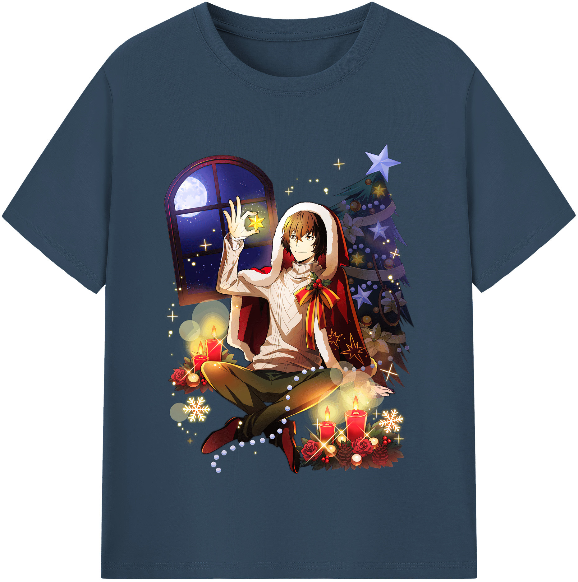 （画像用） 文豪ストレイドッグス Bungo Stray Dogs レディースカジュアルプリントTシャツ（綿100％）