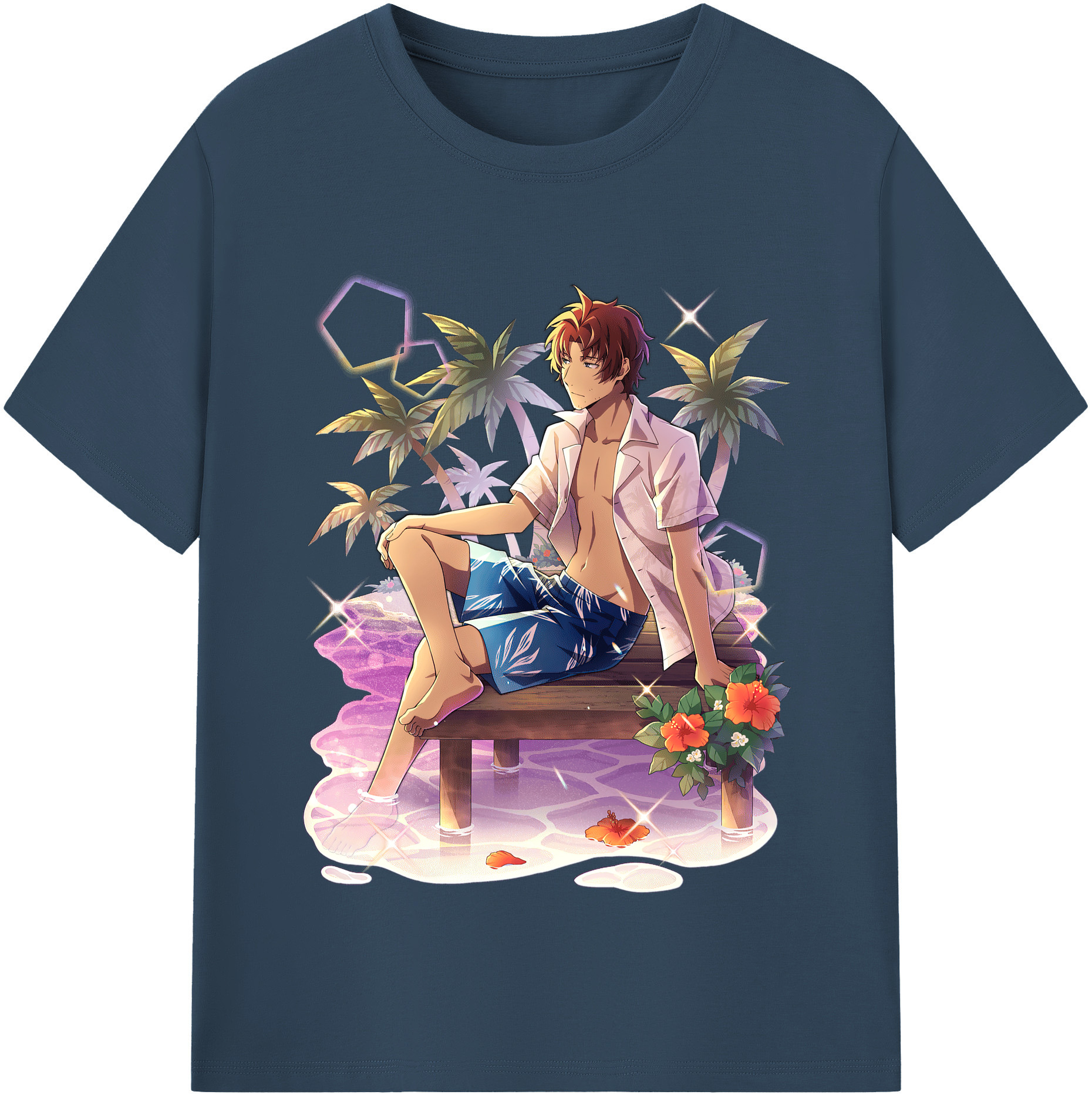（画像用） 文豪ストレイドッグス Bungo Stray Dogs レディースカジュアルプリントTシャツ（綿100％）