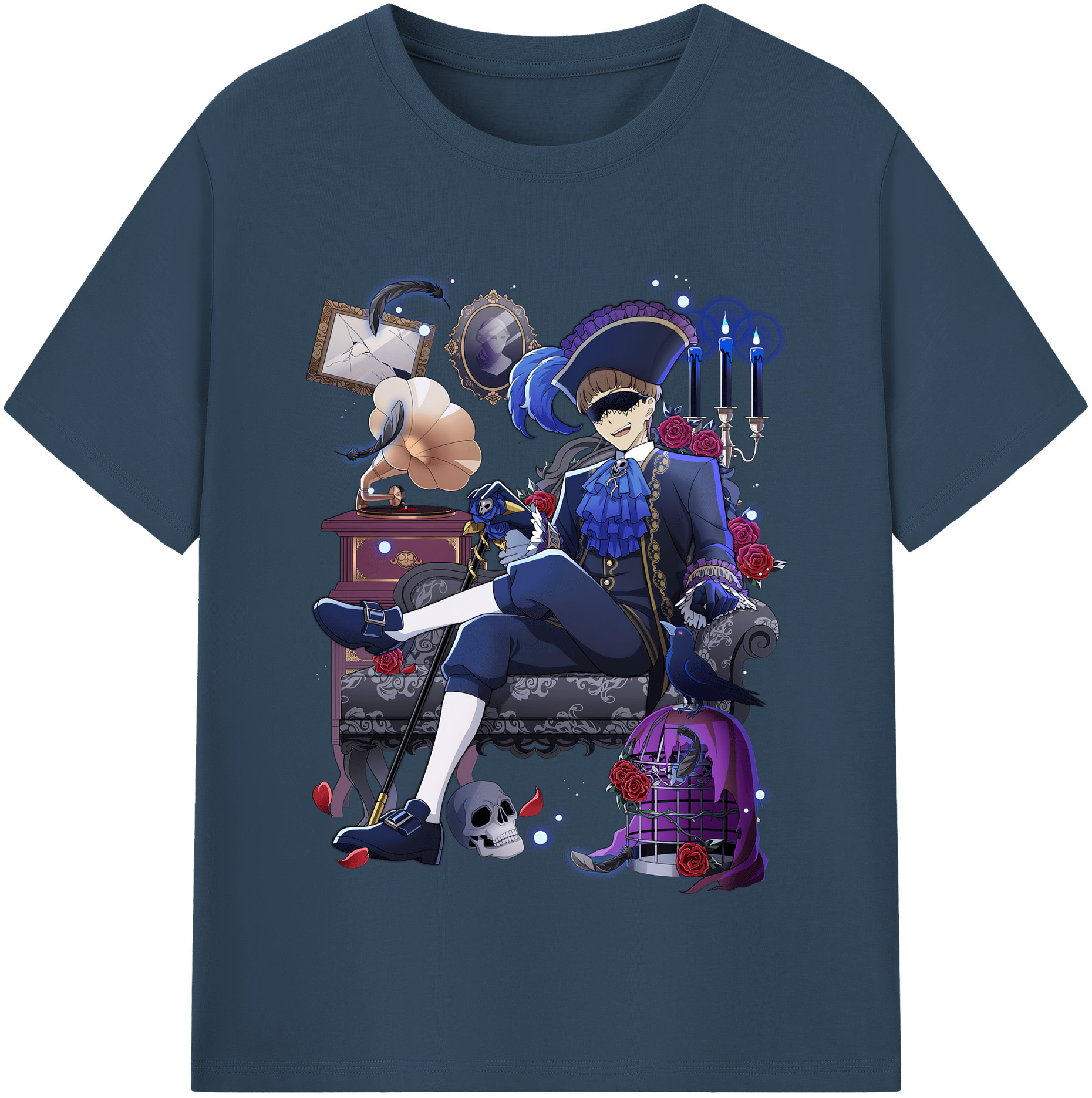 （画像用） 文豪ストレイドッグス Bungo Stray Dogs レディースカジュアルプリントTシャツ（綿100％）