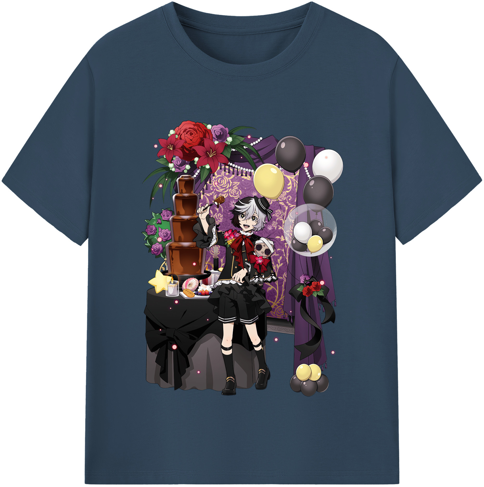 （画像用） 文豪ストレイドッグス Bungo Stray Dogs レディースカジュアルプリントTシャツ（綿100％）