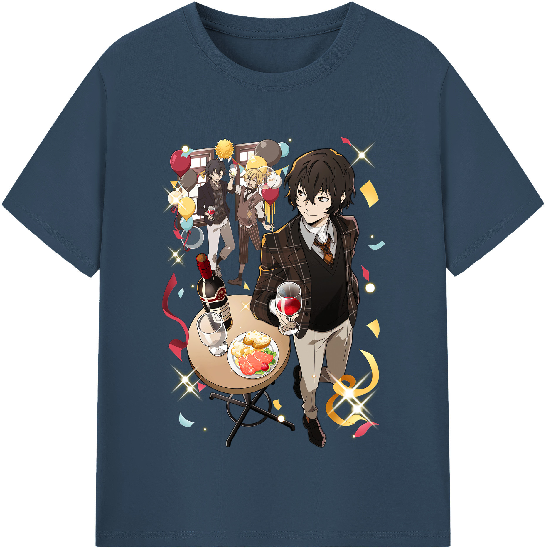 （画像用） 文豪ストレイドッグス Bungo Stray Dogs レディースカジュアルプリントTシャツ（綿100％）