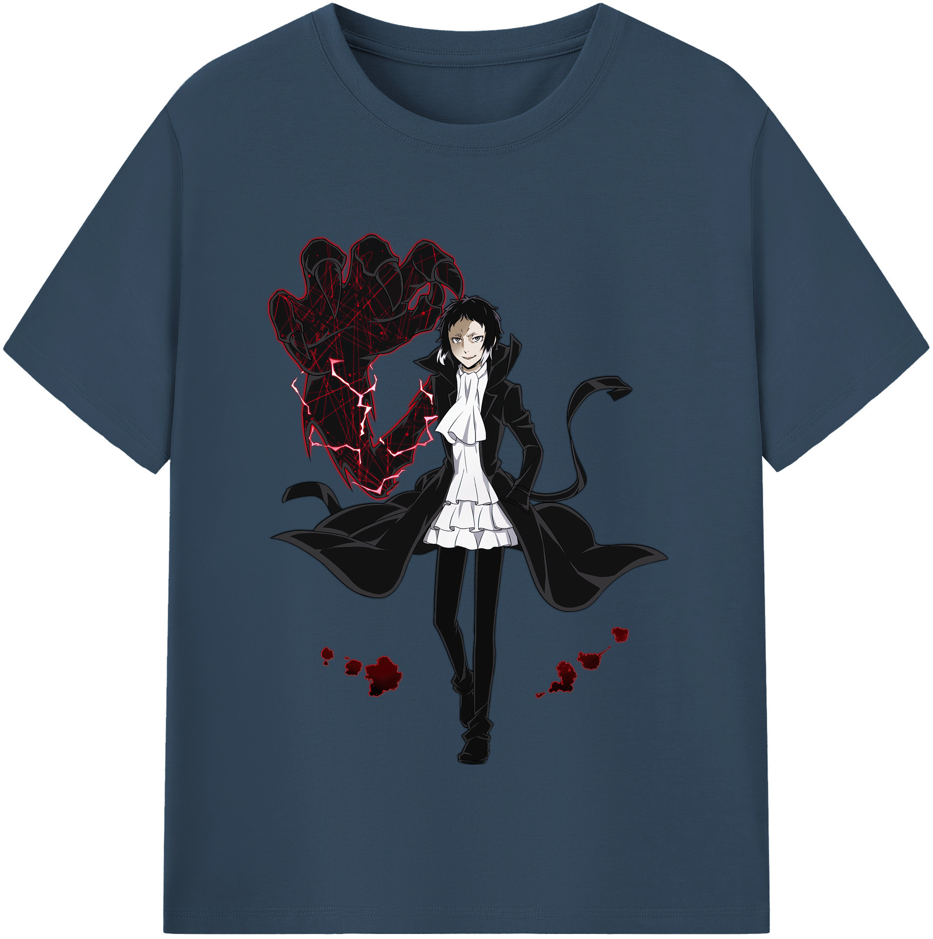 （画像用） 文豪ストレイドッグス Bungo Stray Dogs レディースカジュアルプリントTシャツ（綿100％）